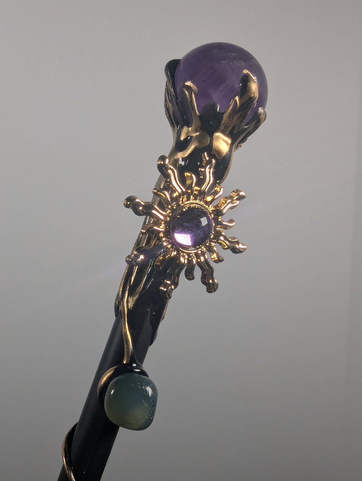 Amethyst Crystal Ball Decorative Wand