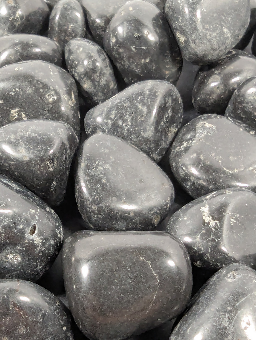 Black Tourmaline A Tumbled Stone