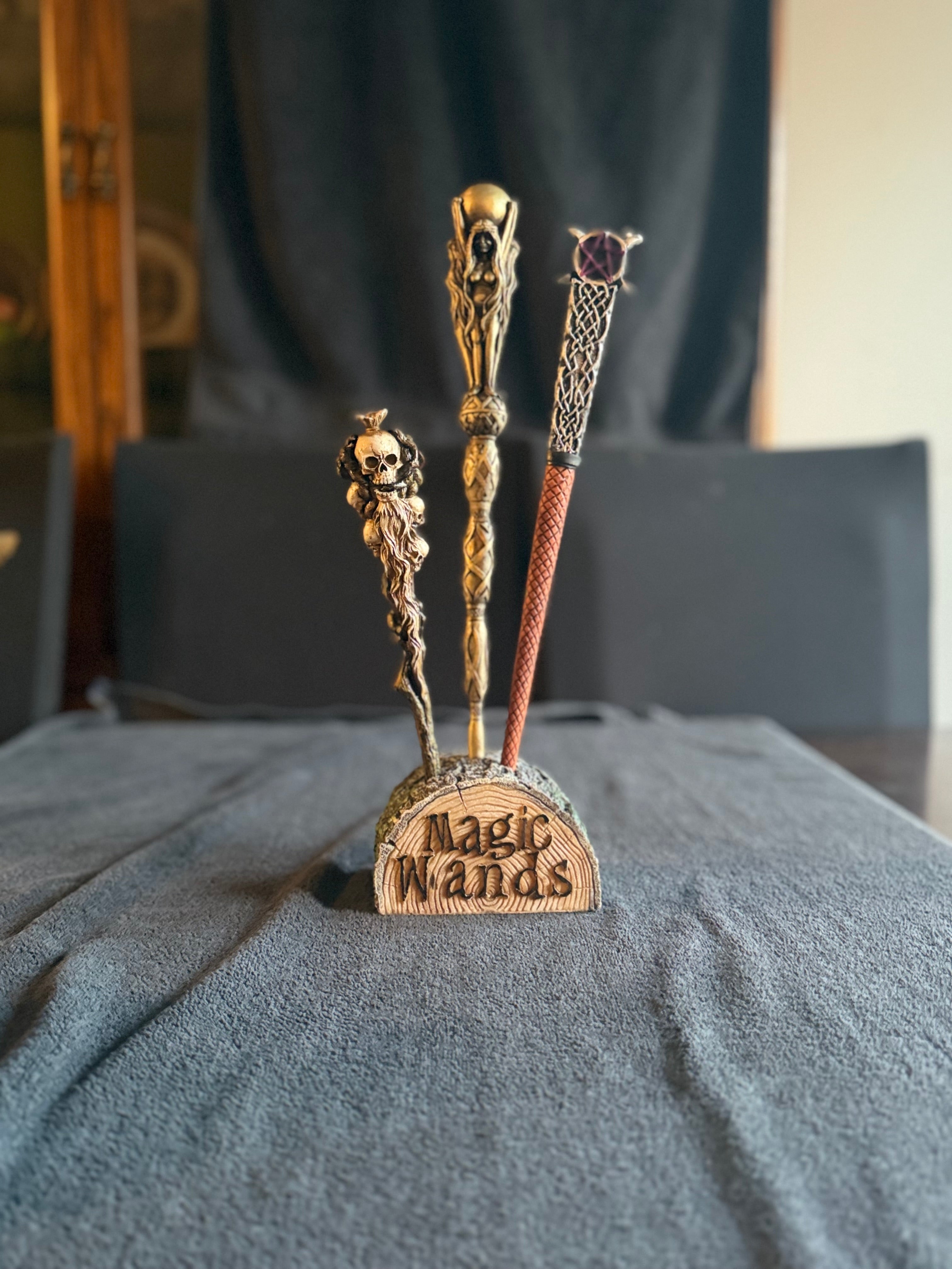 Premium Triple Moon Decorative Wand