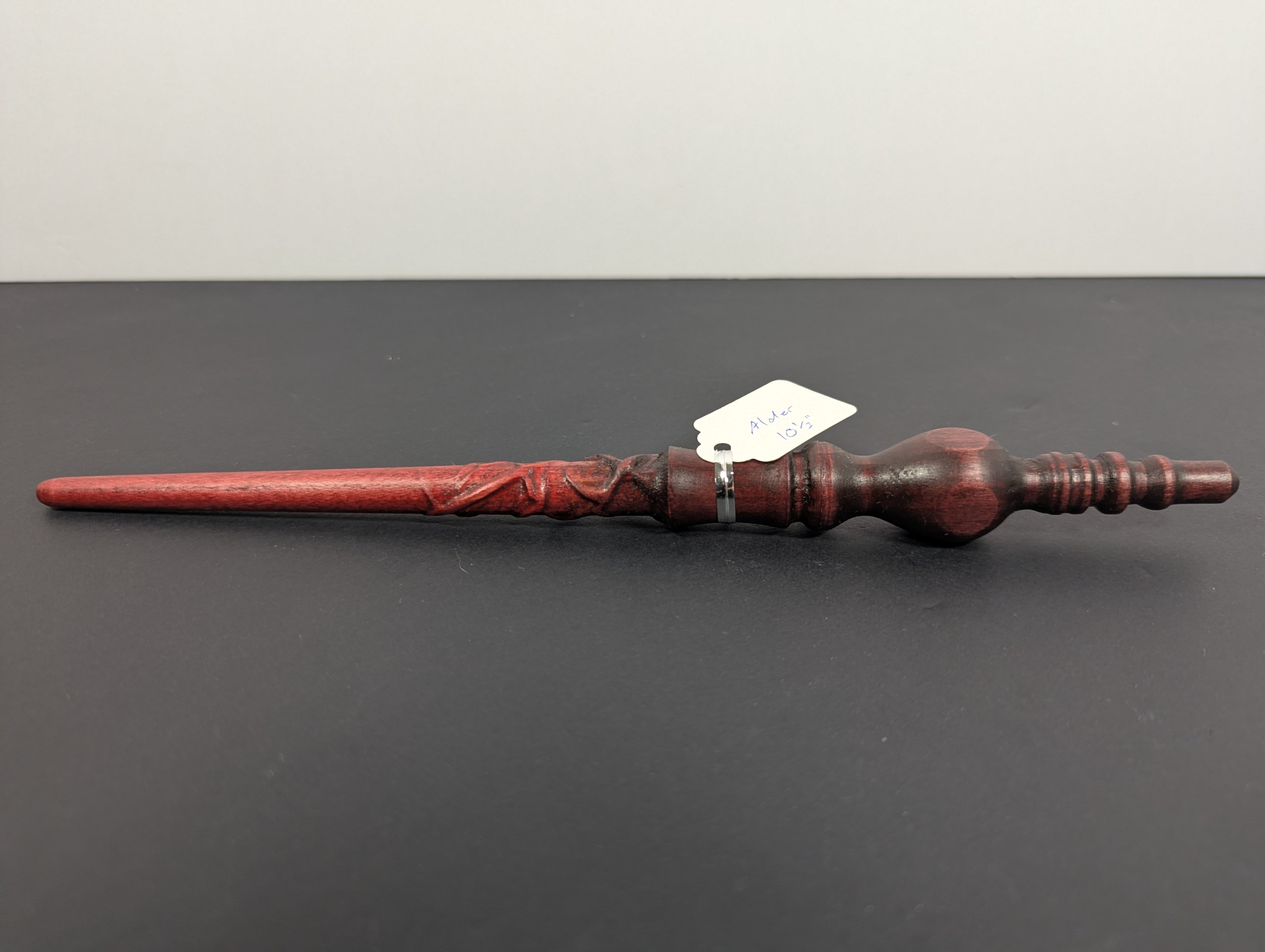 Crimson Thorn Alder Handcrafted Decorative Wand