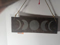 Natural Stone Triple Moon Phases Wall Hanging – 12”