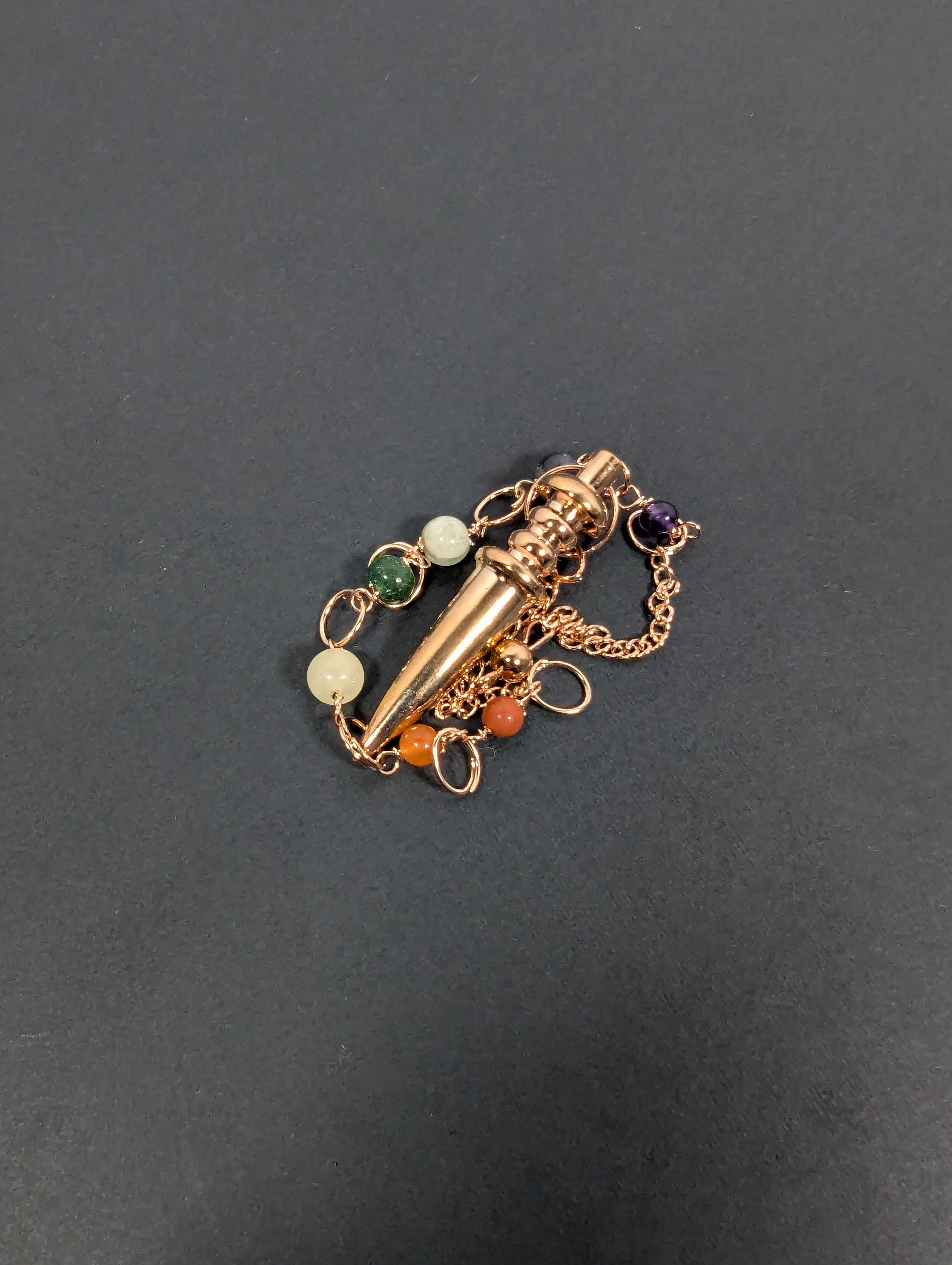 Mystery Chakra Copper Pendulum