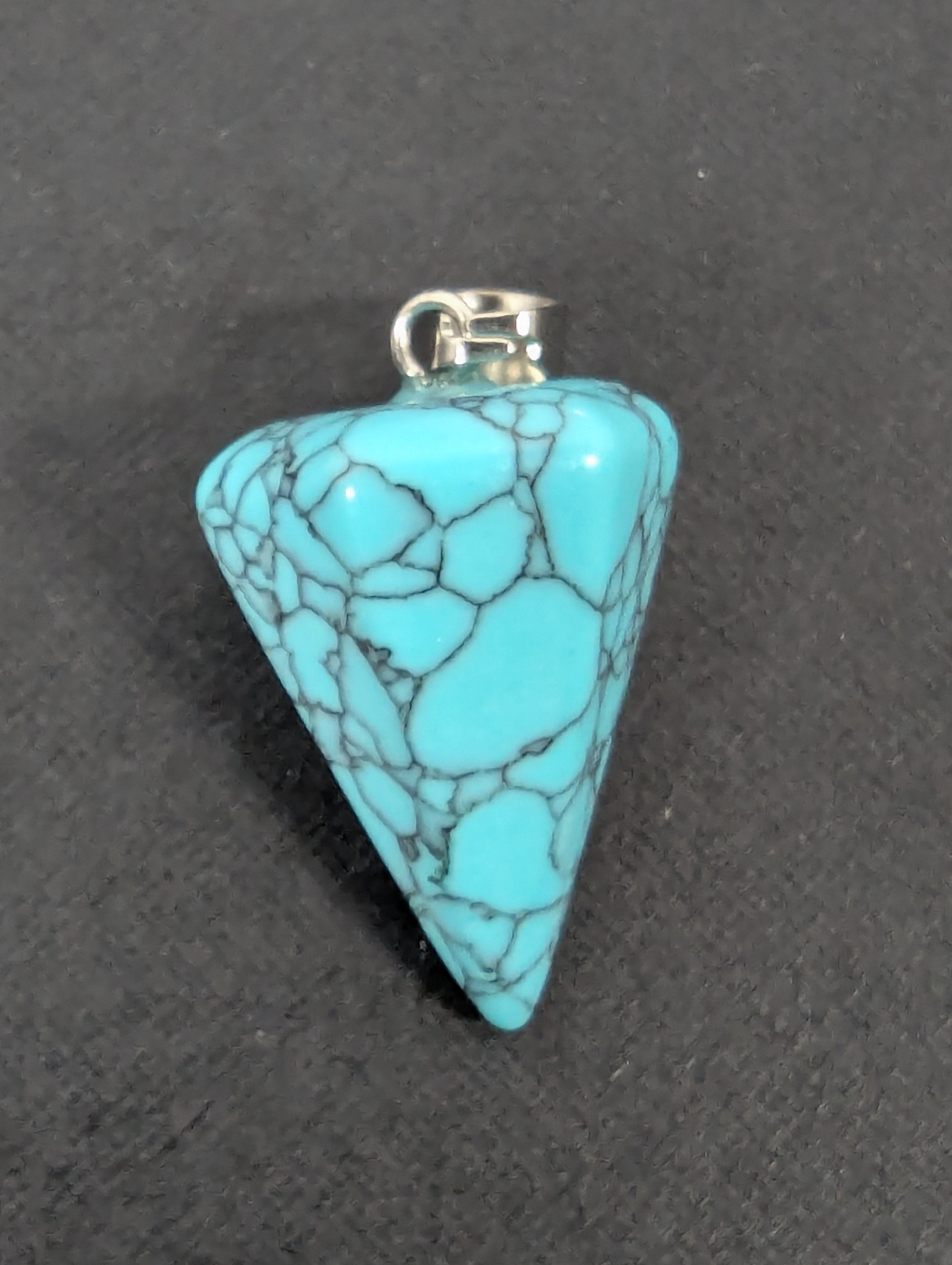 Turquoise-Style Pendulum Pendant