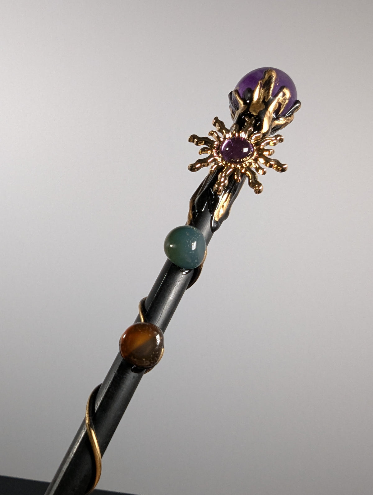 Amethyst Crystal Ball Decorative Wand