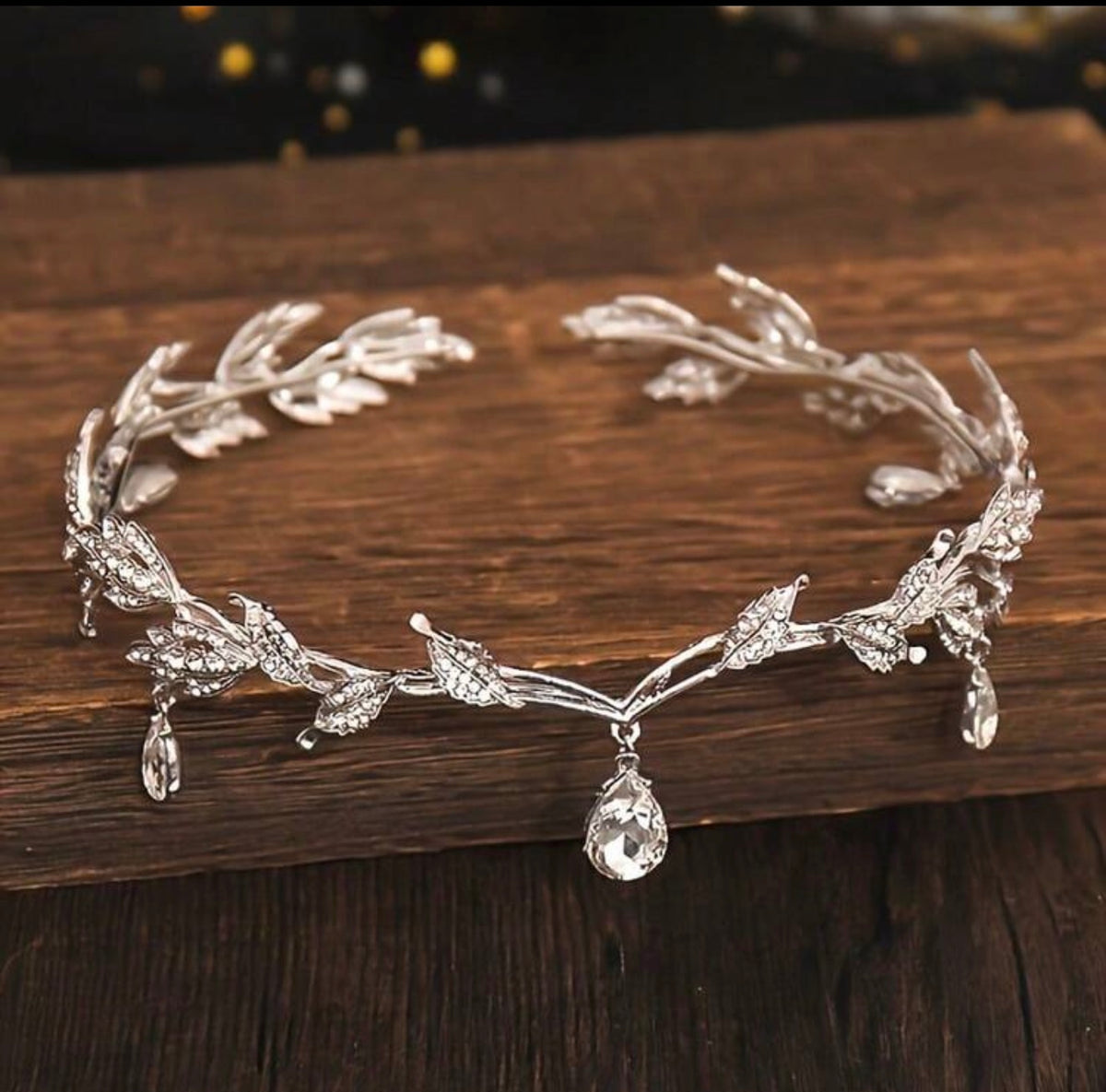 Crystal Leaf Fairy Crown Headband