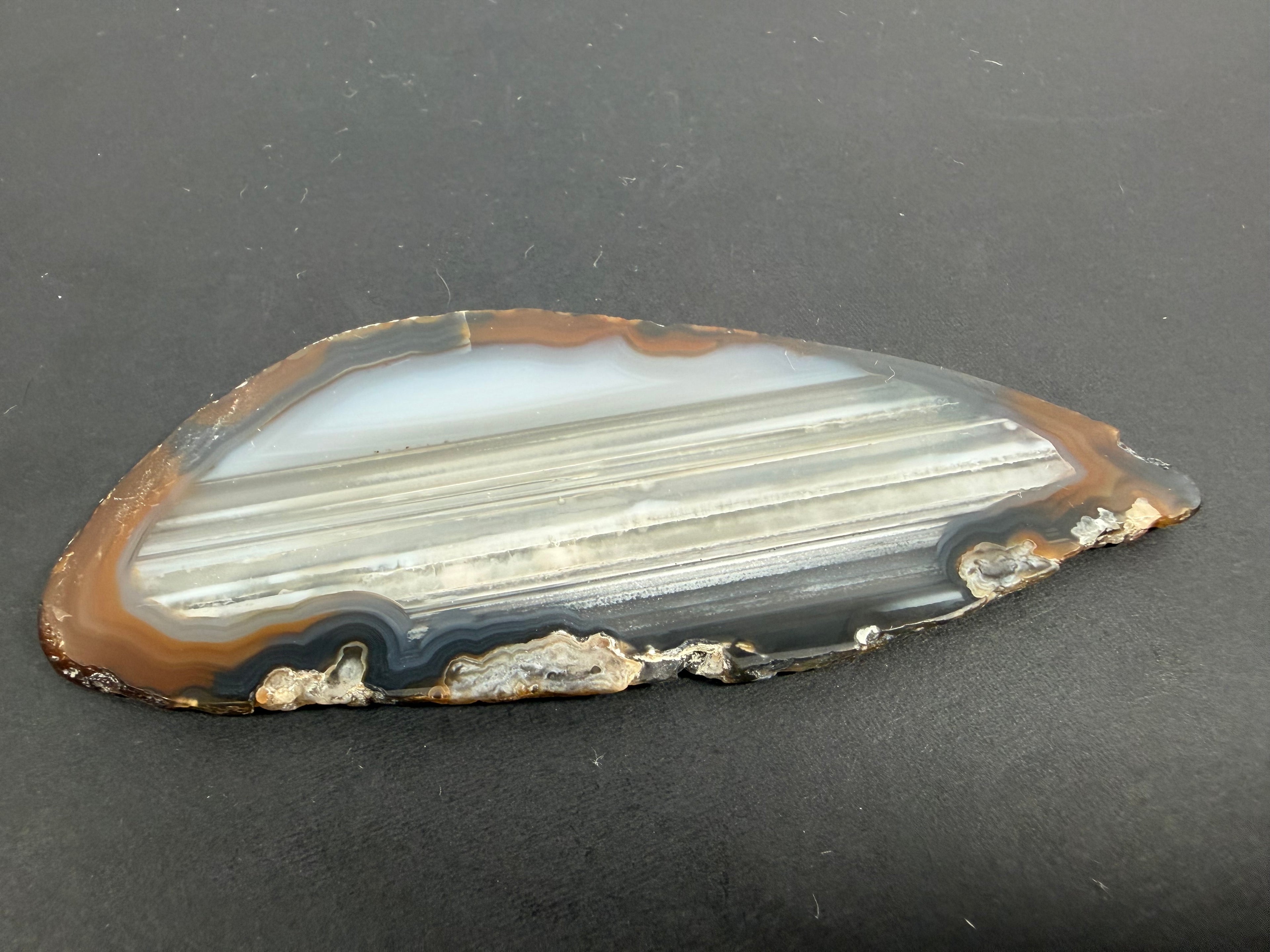Natural Banded Agate Slice