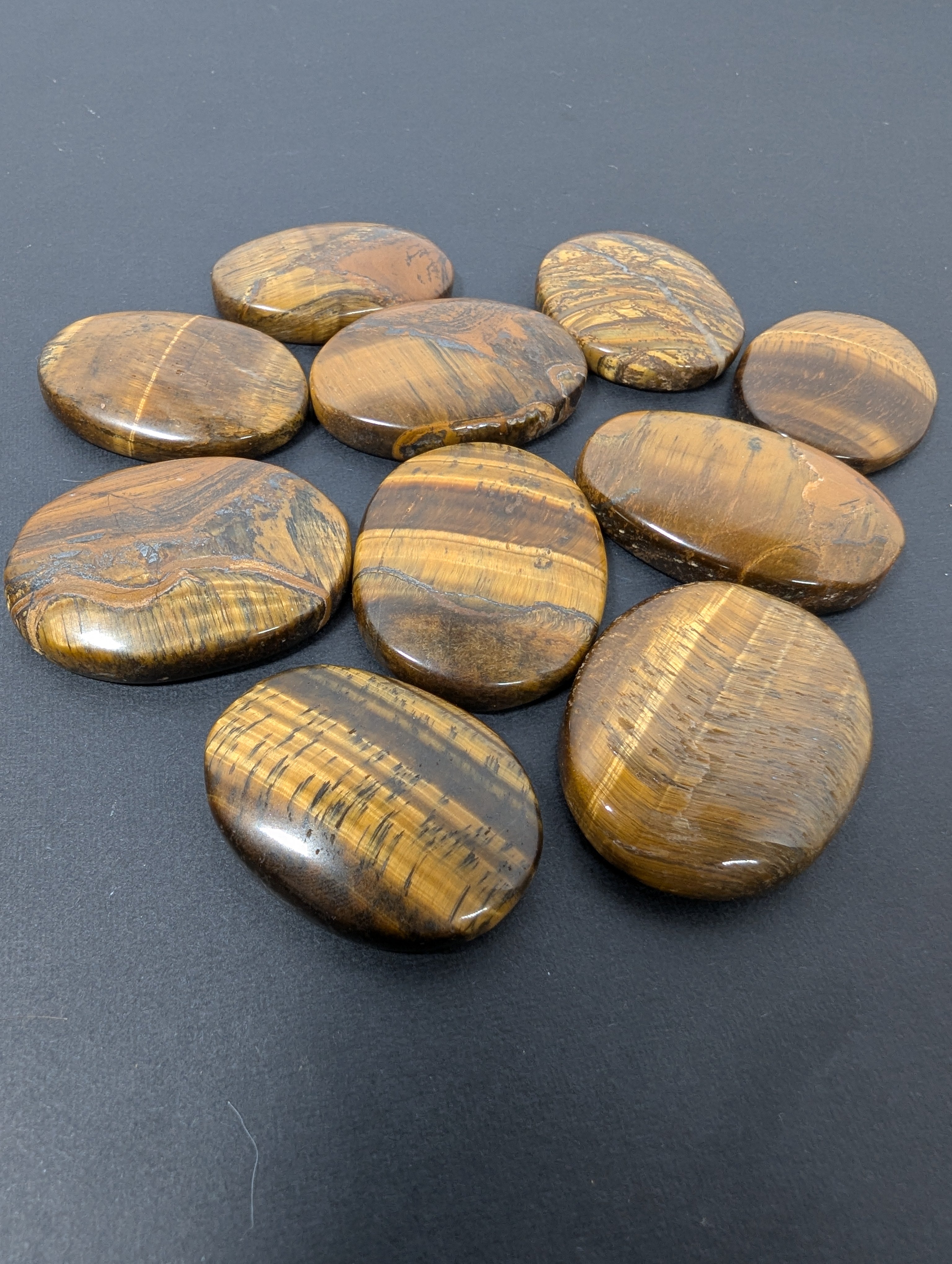 Tiger’s Eye Worry Stone