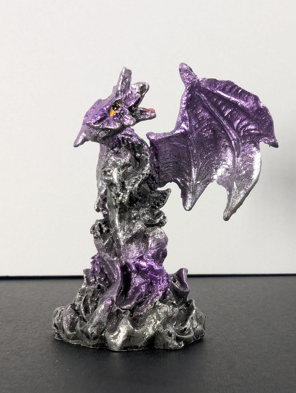 Mini Metallic Dragon Figurines — Assorted Colours
