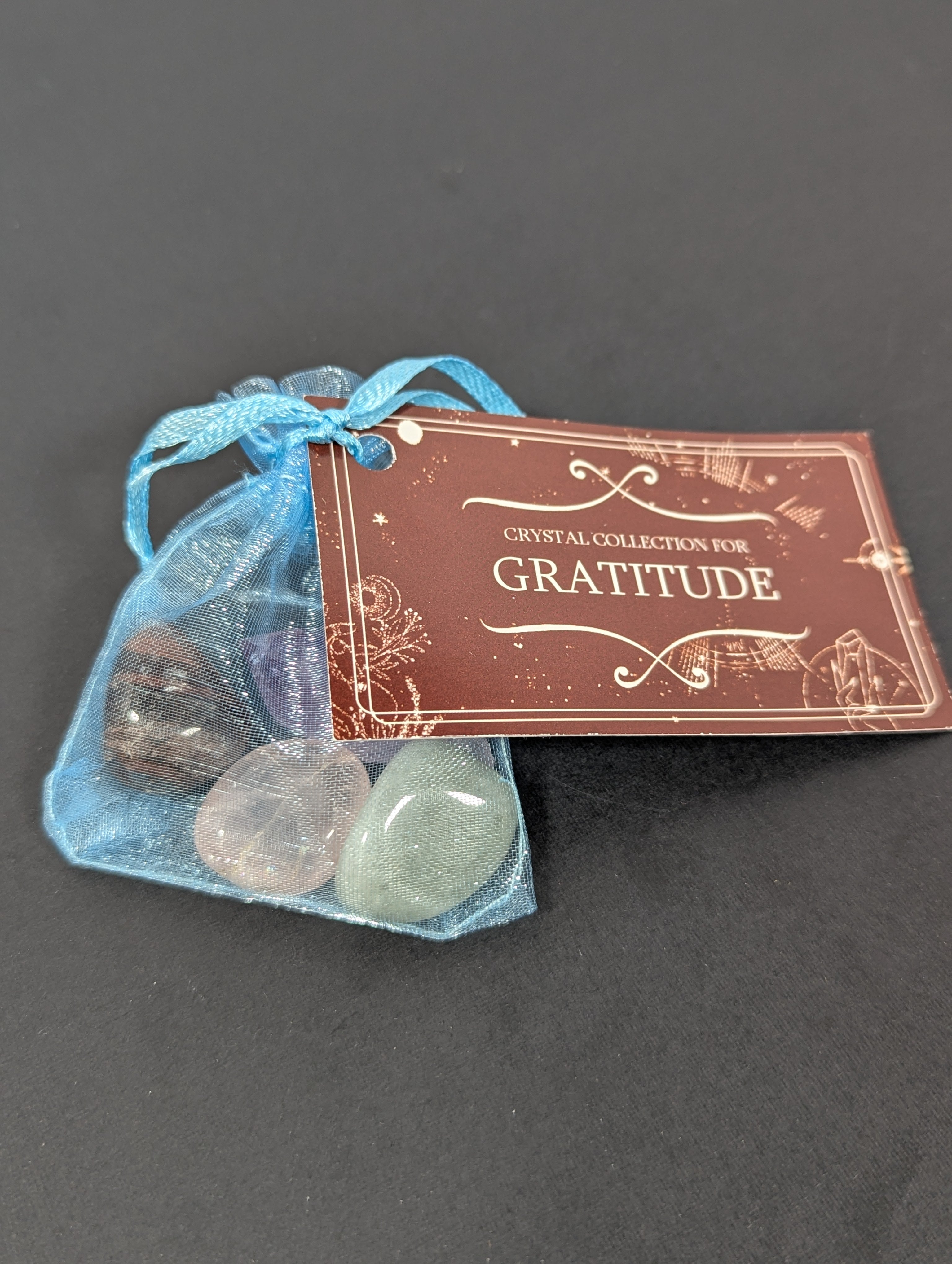 Crystal Collection for Gratitude Tumbled Stone Set