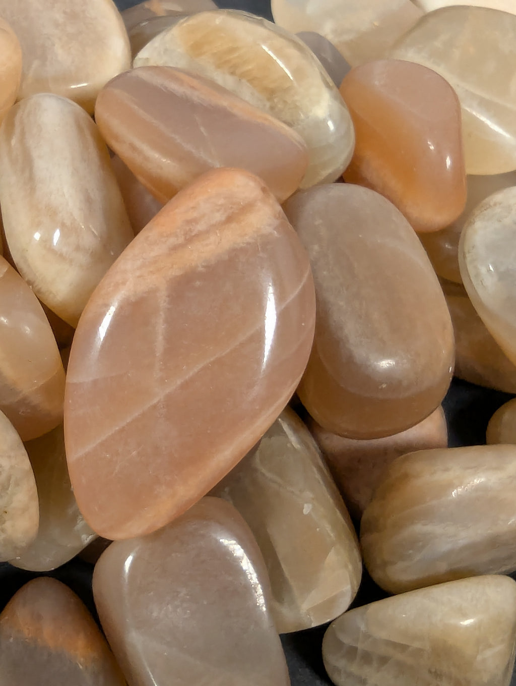 Multicolour Moonstone Tumbled Stone