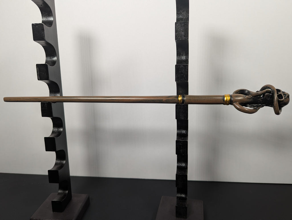 High-Grade Carbon Steel Dark Wizard-Inspired Wand – Skull Handle Style