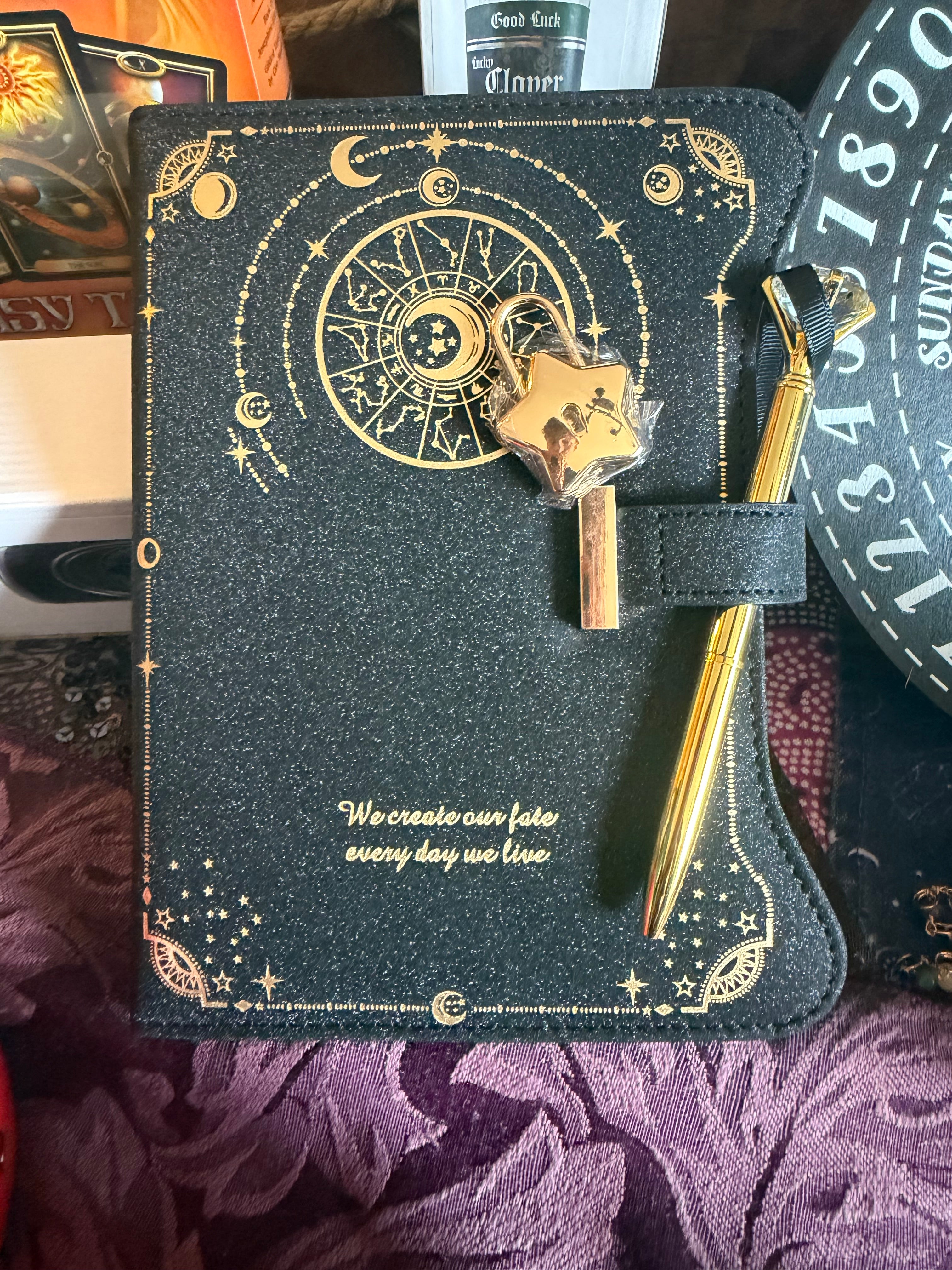 Celestial Lock & Key Diary