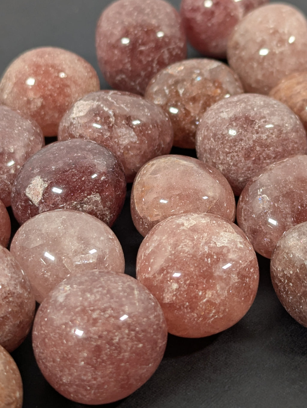 Strawberry Quartz Tumbled Stones LG