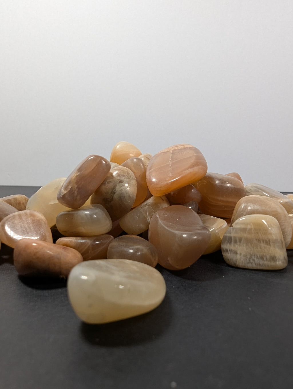 Multicolour Moonstone Tumbled Stone