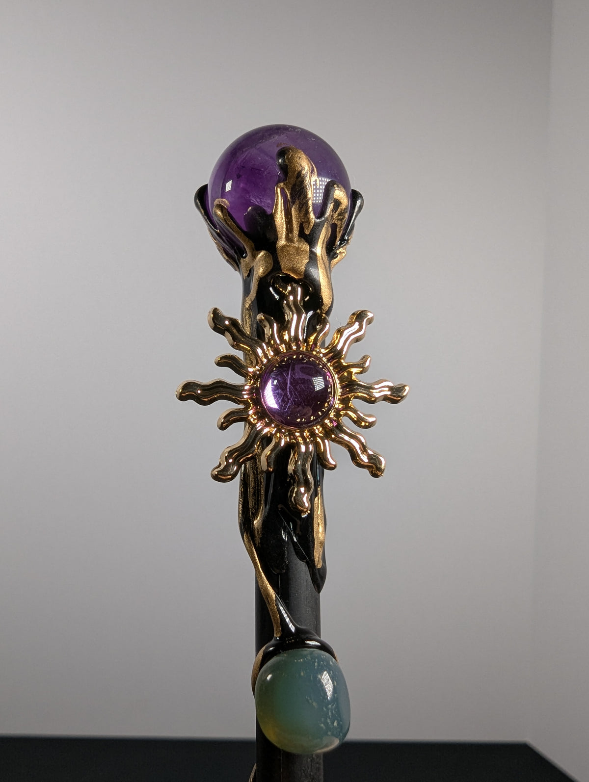Amethyst Crystal Ball Decorative Wand