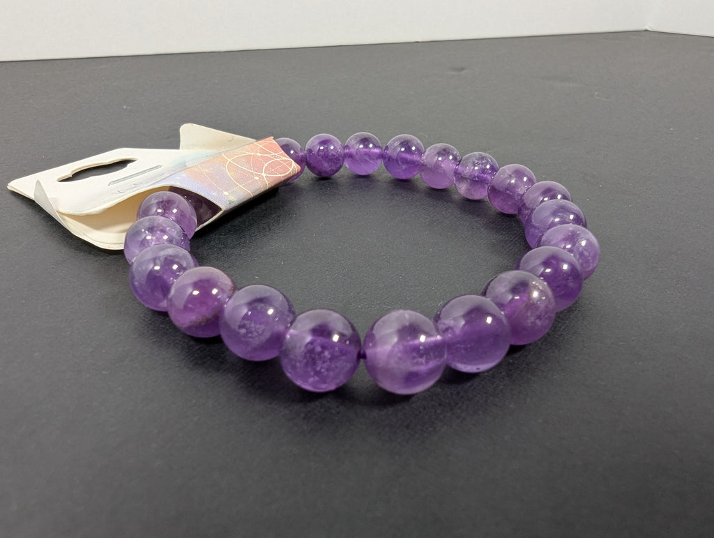 Amethyst Bead Bracelet