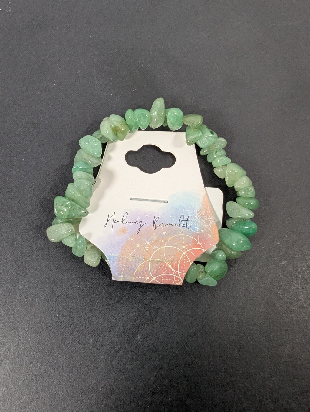 Green Aventurine Chip Bead Bracelet