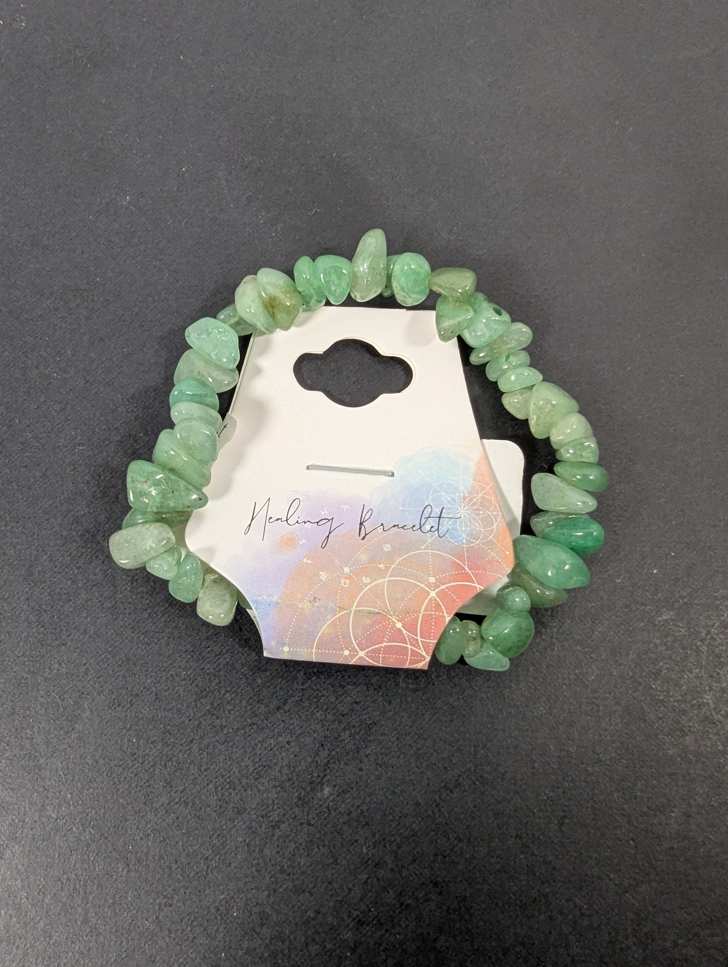 Green Aventurine Chip Bead Bracelet