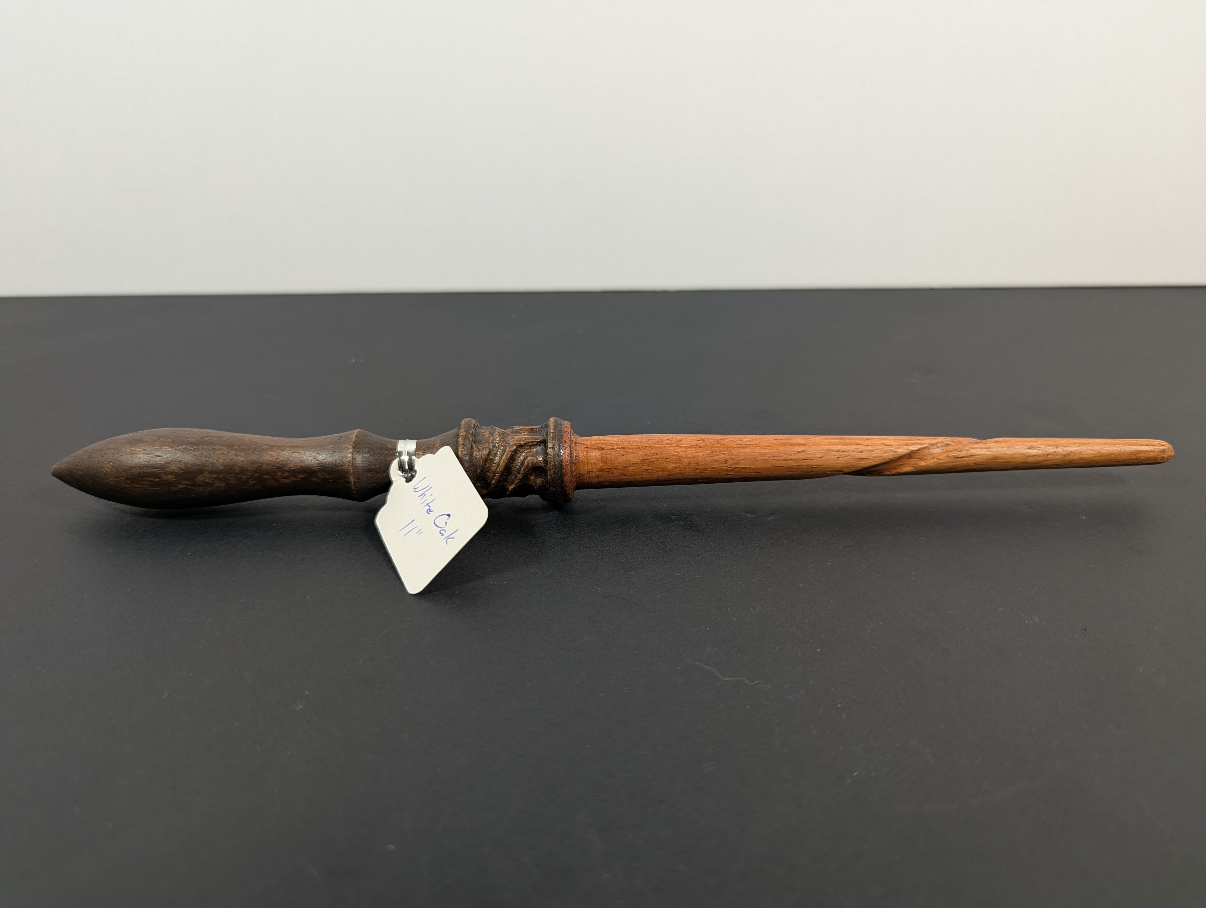 White Oak Handcrafted Decorative Wood Wand — 11”