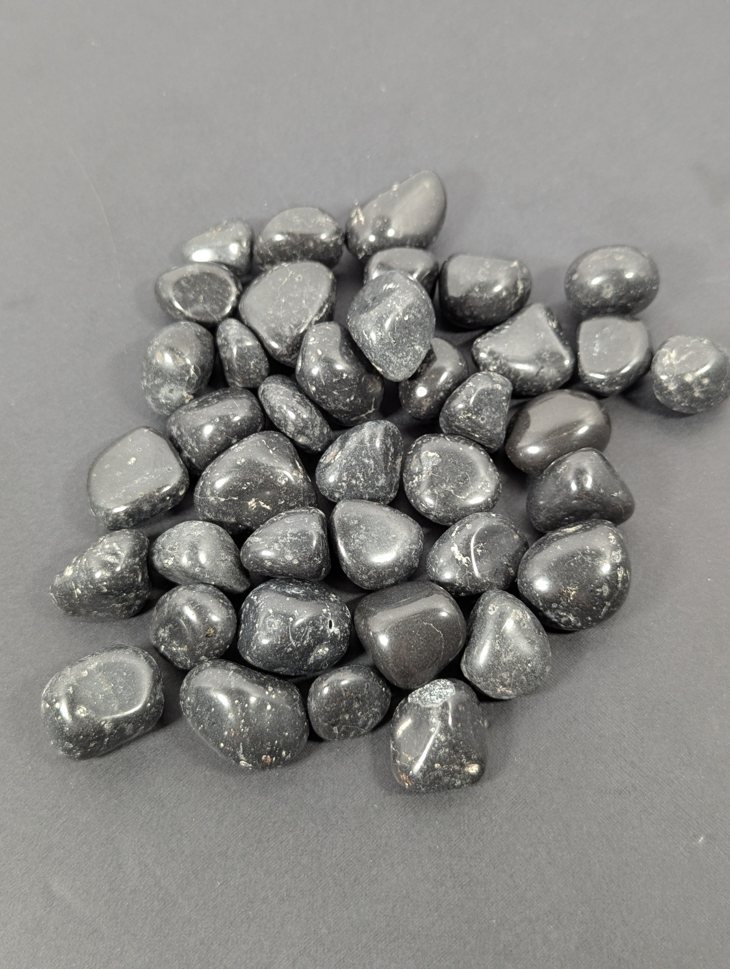 Black Tourmaline A Tumbled Stone