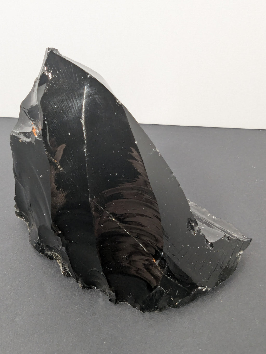 Raw Black Obsidian Display Chunk