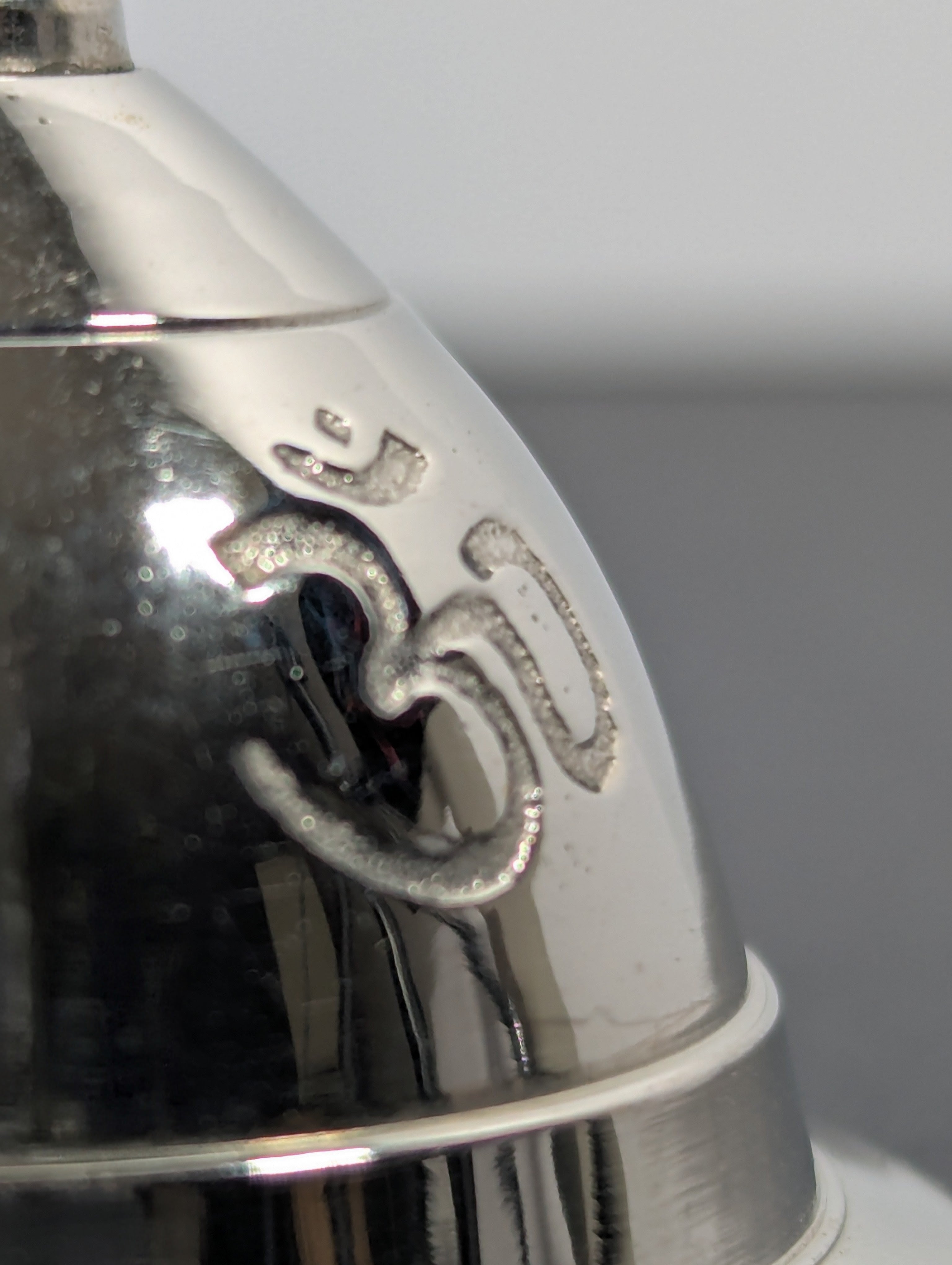Silver OM Altar Bell – Witchy Ritual Bell