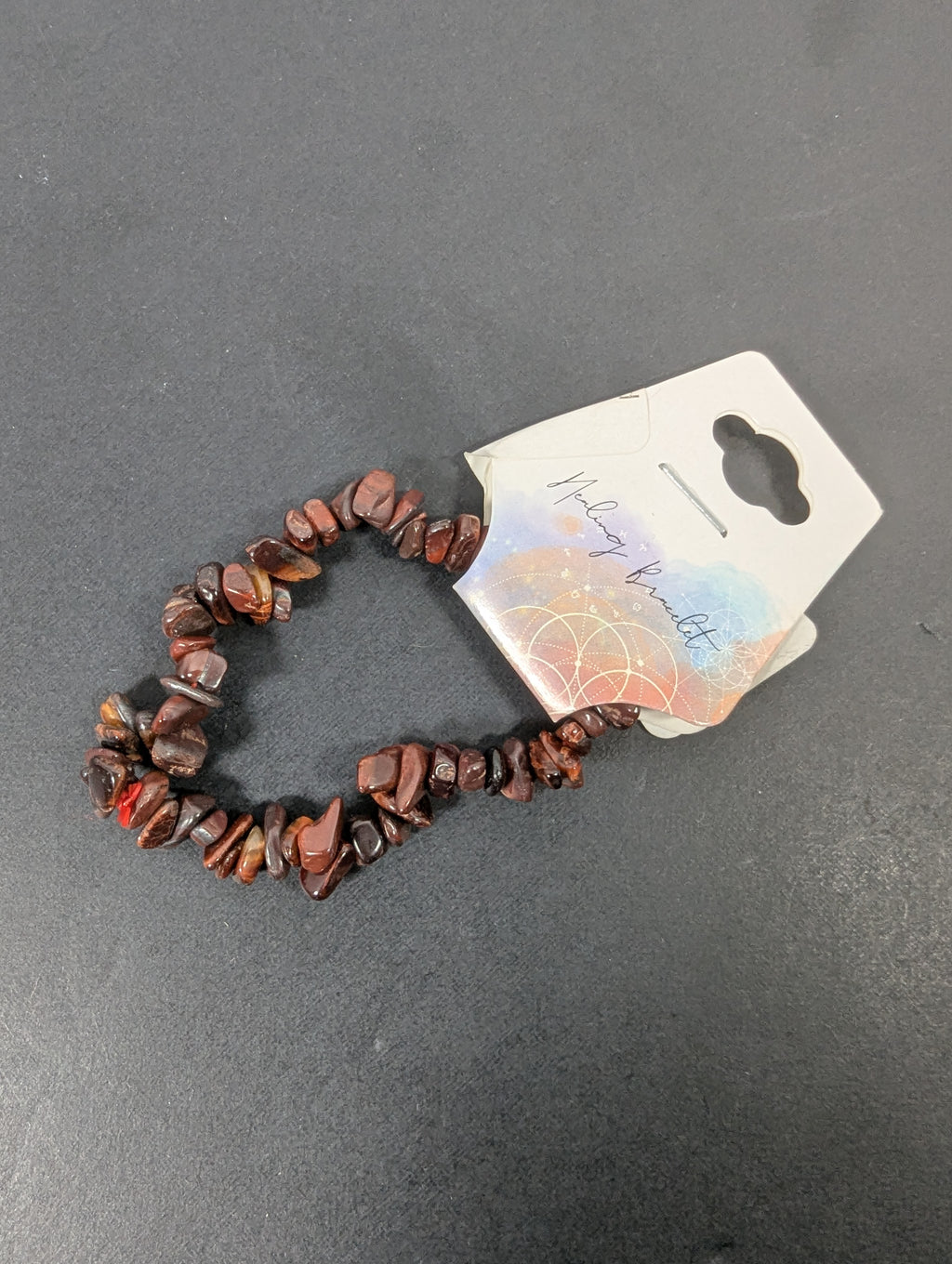 Red Tiger’s Eye Bead Bracelet