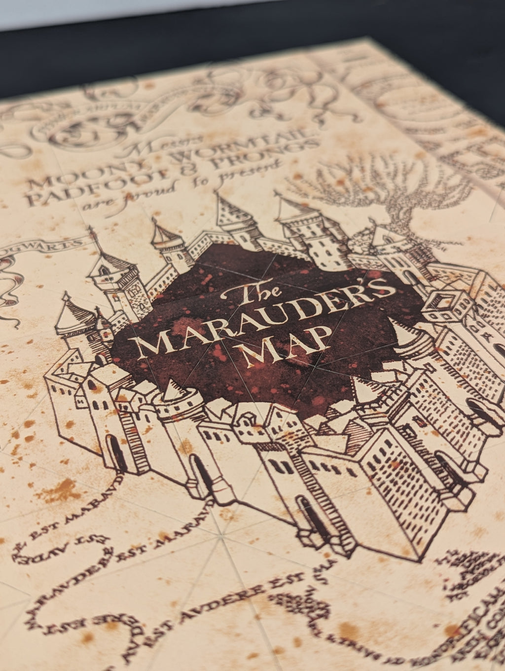 Harry Potter The Marauder’s Map Magnetic Fridge Jigsaw Puzzle - 100 Pieces
