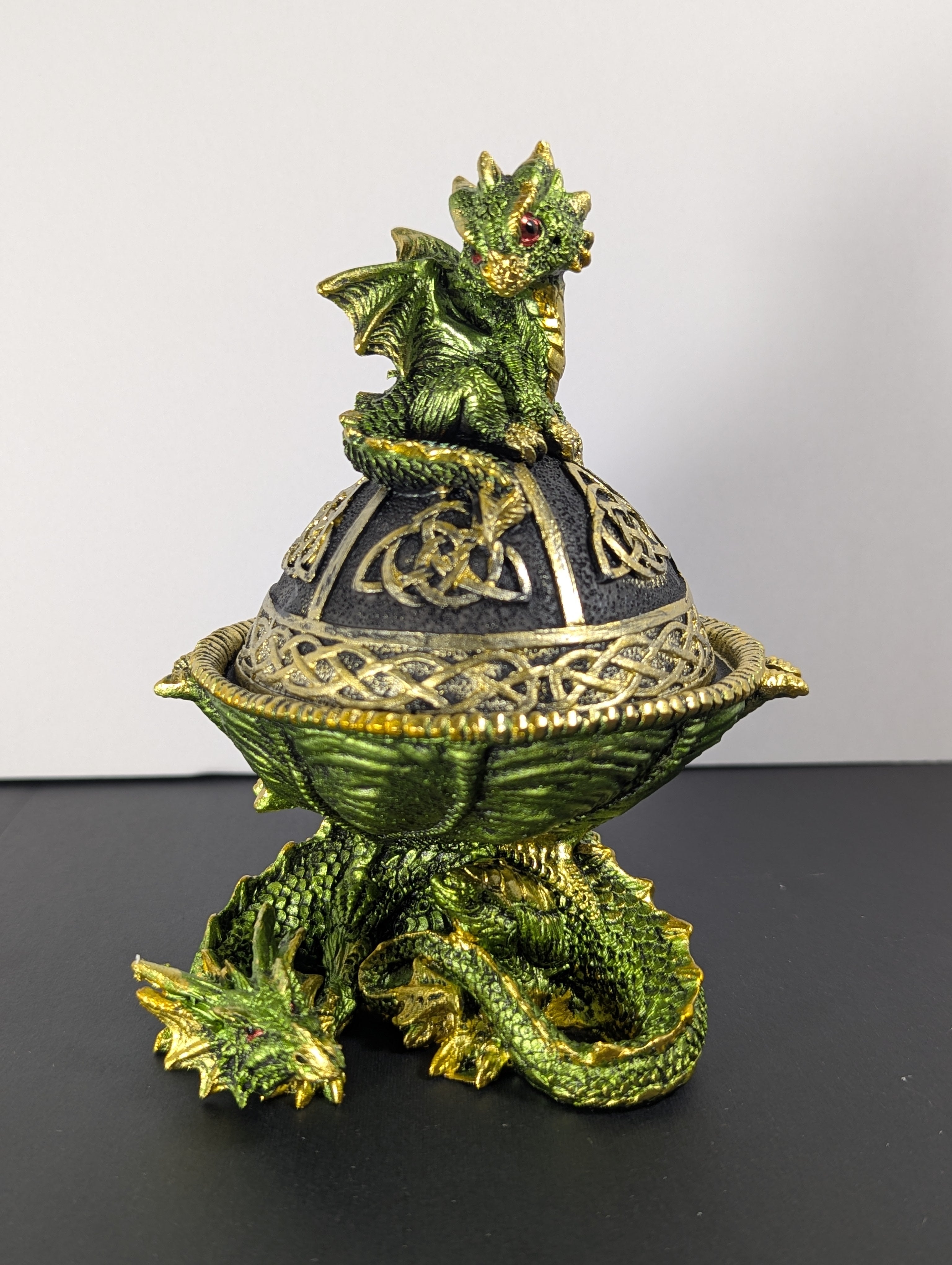 Celtic Dragon Treasure Box