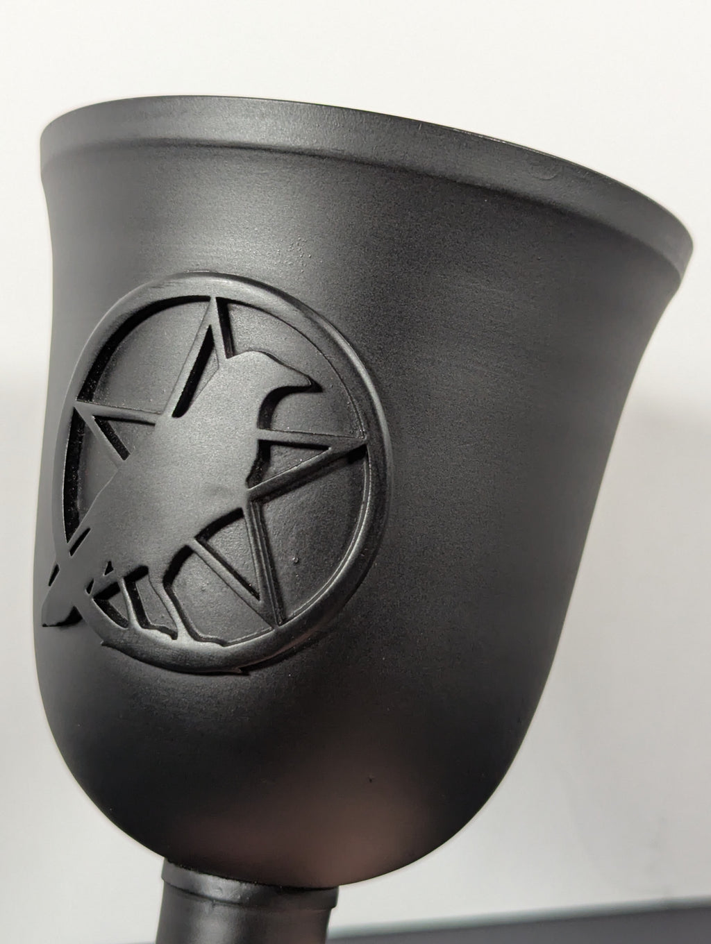Cast Iron Raven Pentacle Chalice – Food Grade – 7.5”