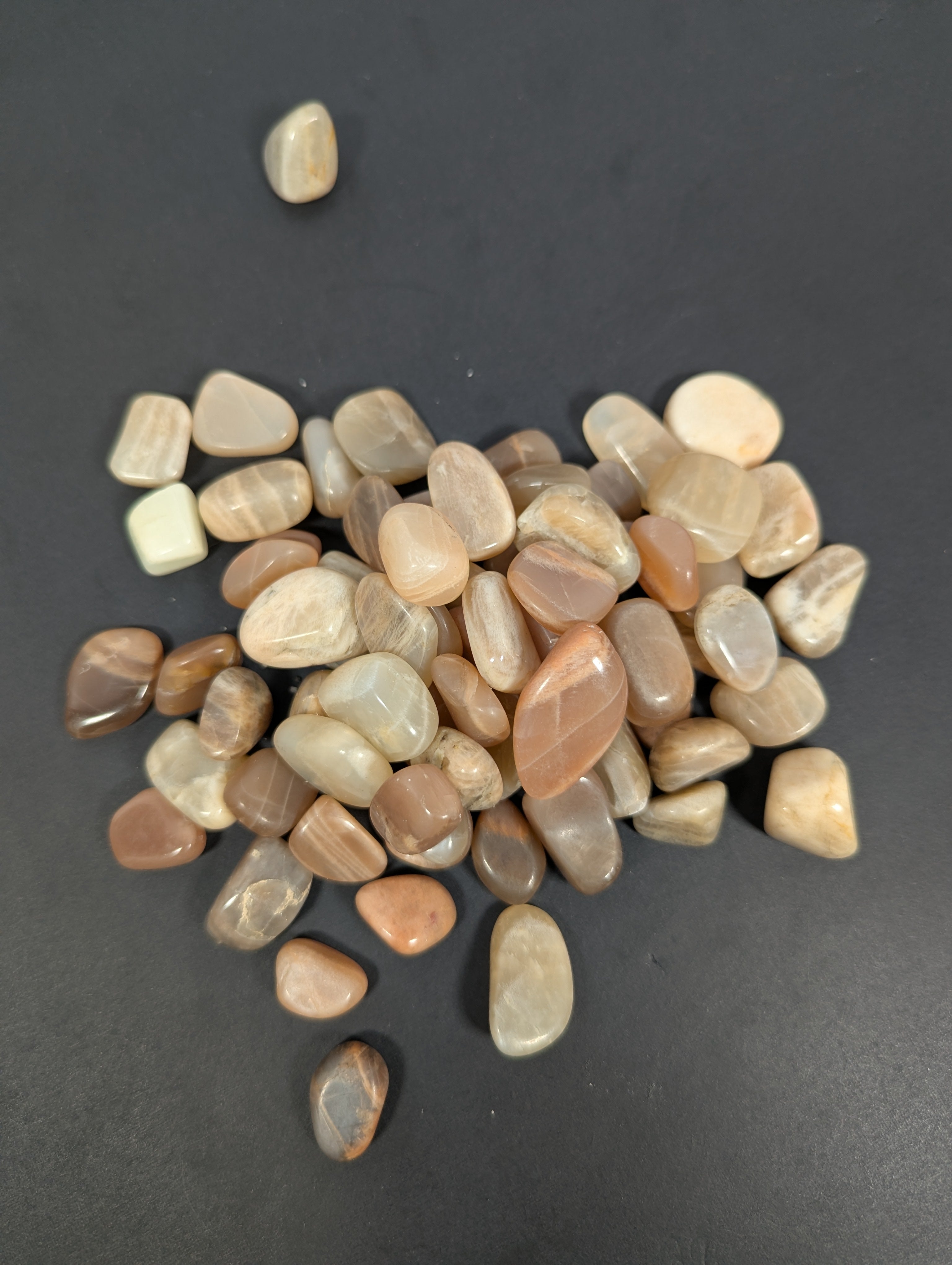 Multicolour Moonstone Tumbled Stone
