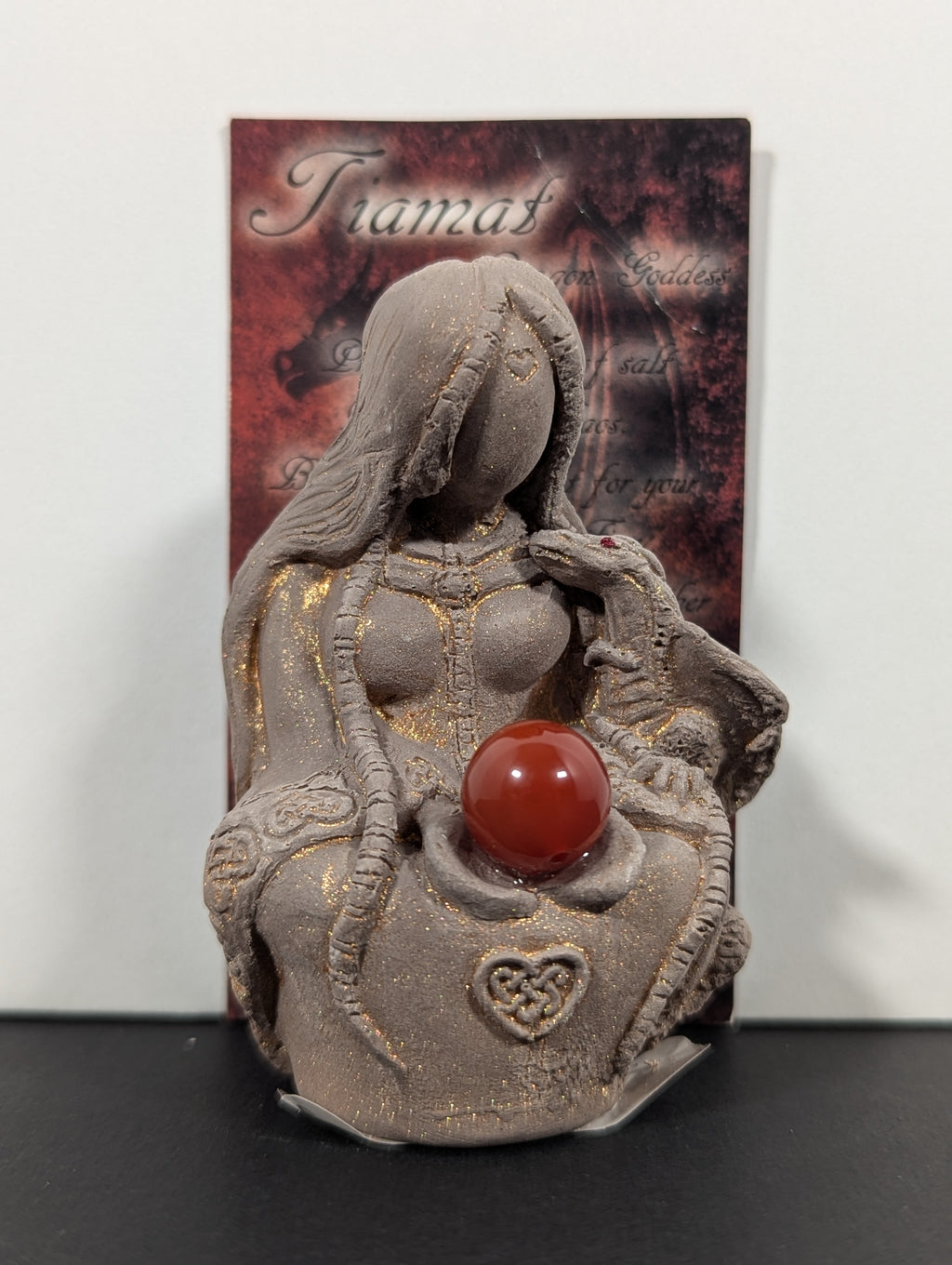 Tiamat Dragon Goddess Gypsum Figurine