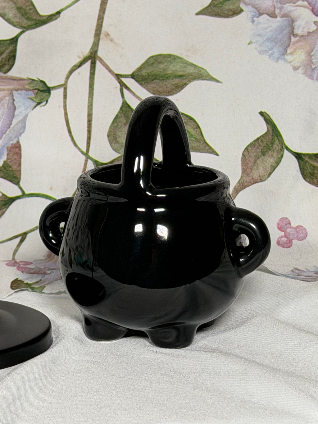 Black Cauldron Ceramic Wax & Oil Warmer