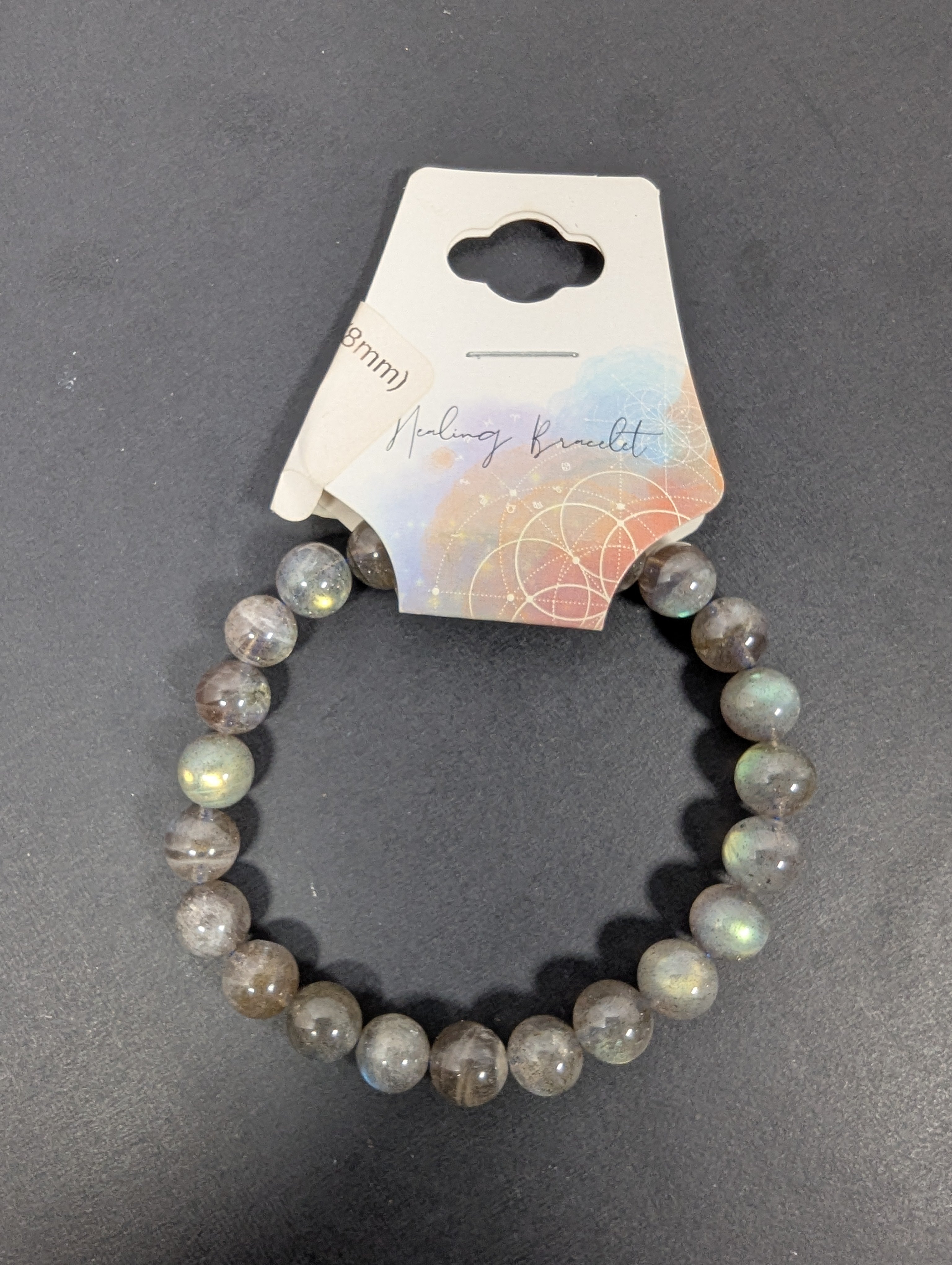 Enhanced Labradorite Bead Bracelet