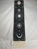 Moon Phase Celestial Wall Tapestry