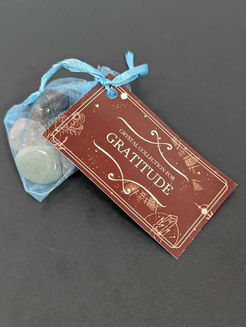 Crystal Collection for Gratitude Tumbled Stone Set