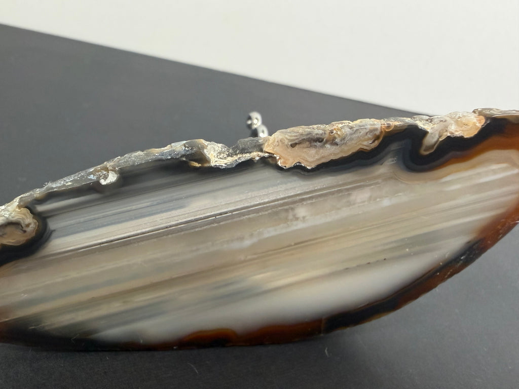 Natural Banded Agate Slice