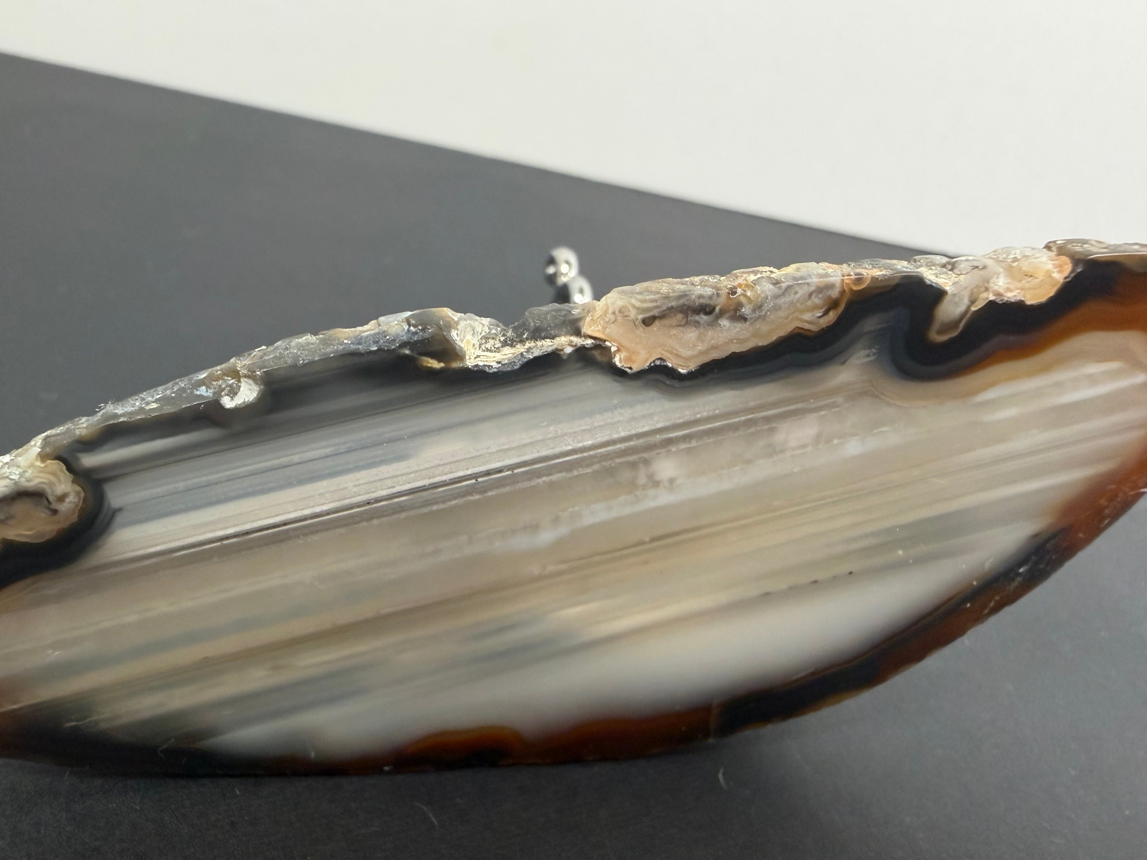 Natural Banded Agate Slice
