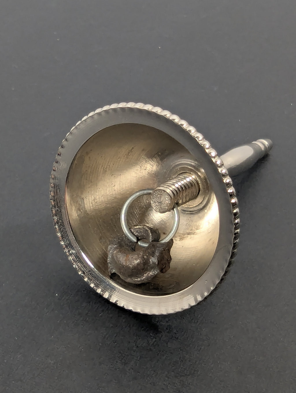 Triple Moon Altar Bell – Silver Ritual Bell