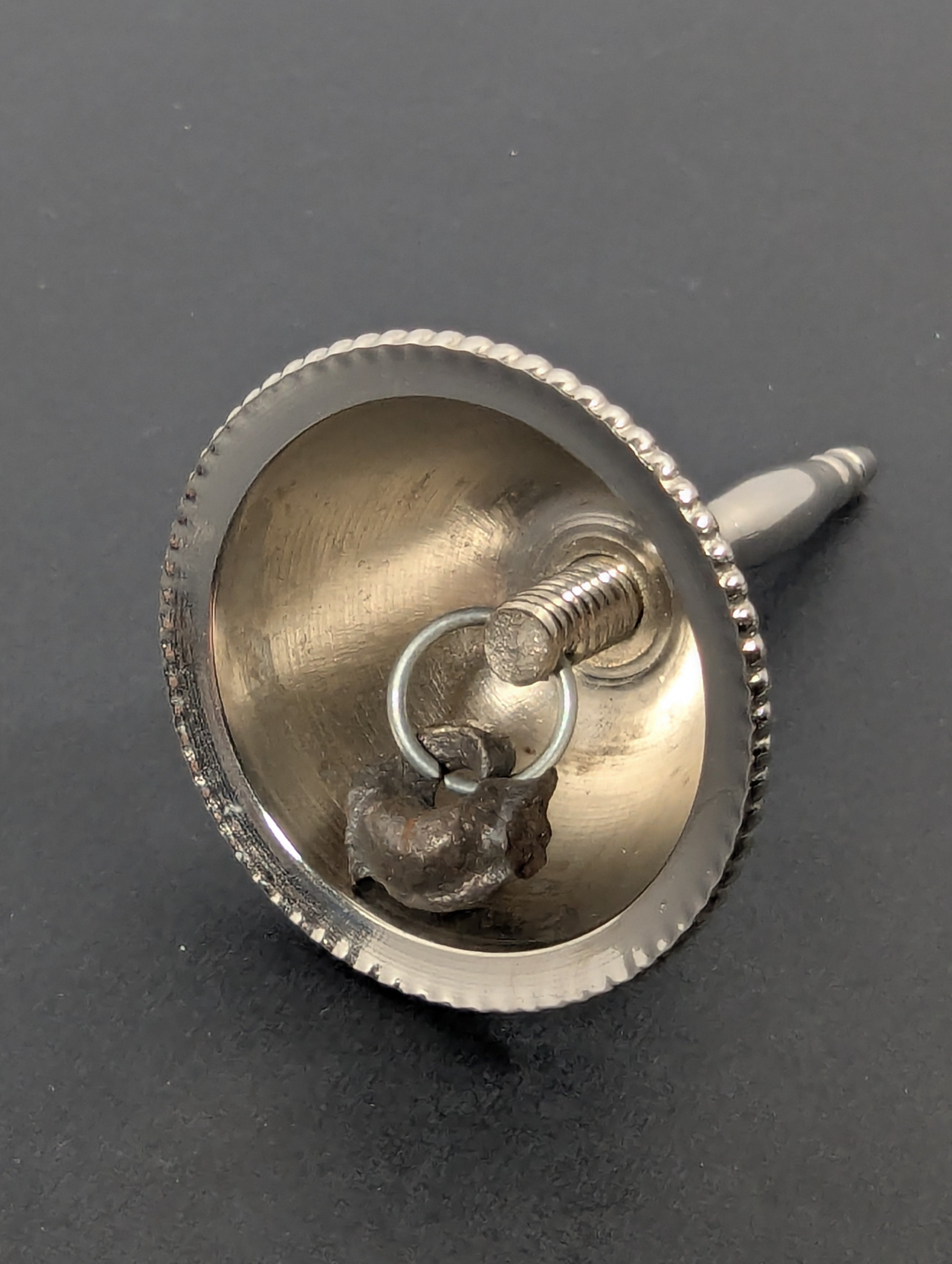 Triple Moon Altar Bell – Silver Ritual Bell