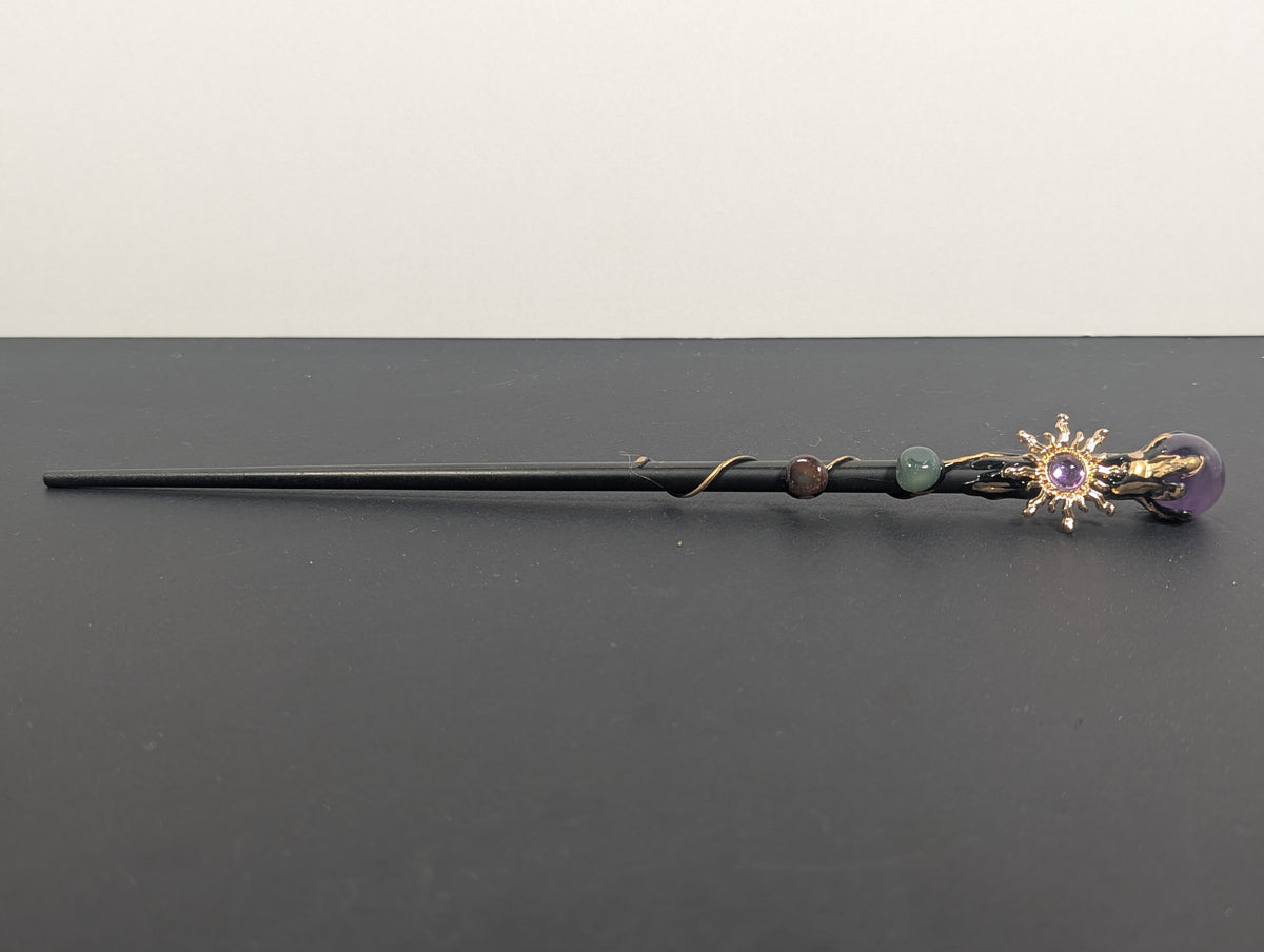 Amethyst Crystal Ball Decorative Wand