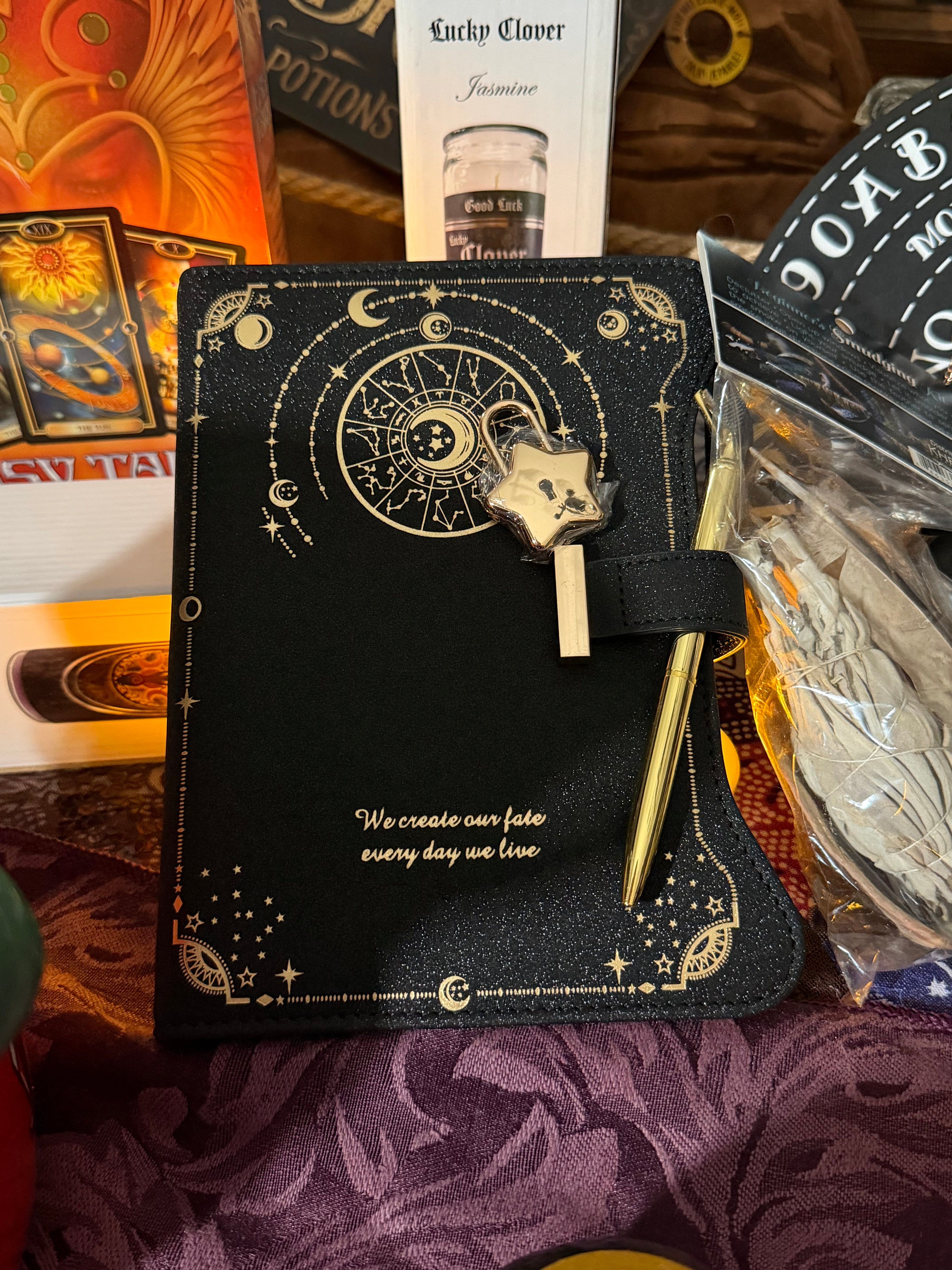 Celestial Lock & Key Diary