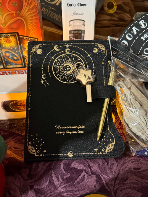 Celestial Lock & Key Diary