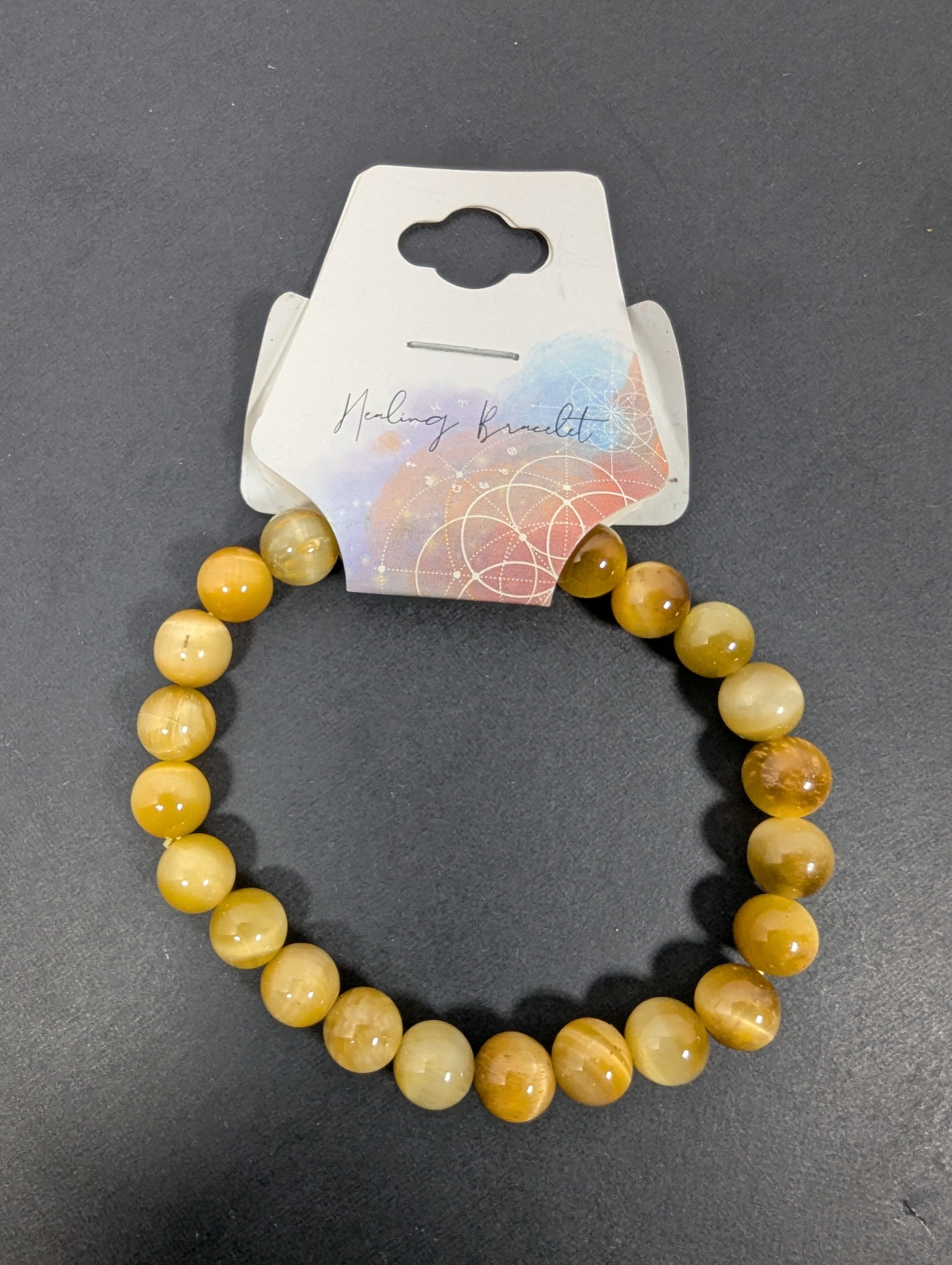Gold Tiger’s Eye Bead Bracelet