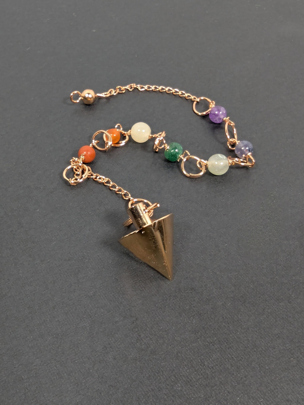 Mystery Chakra Copper Pendulum