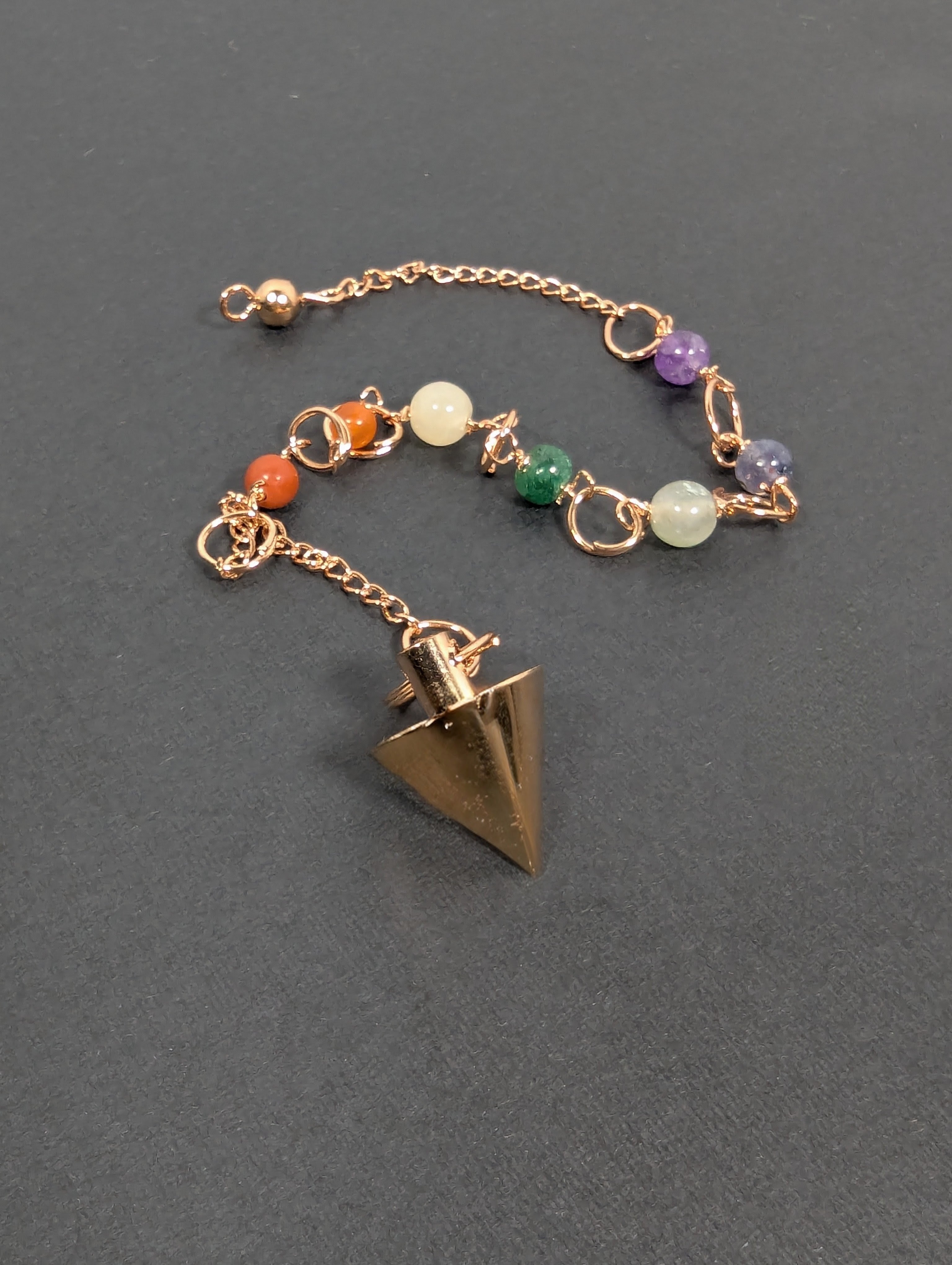 Mystery Chakra Copper Pendulum