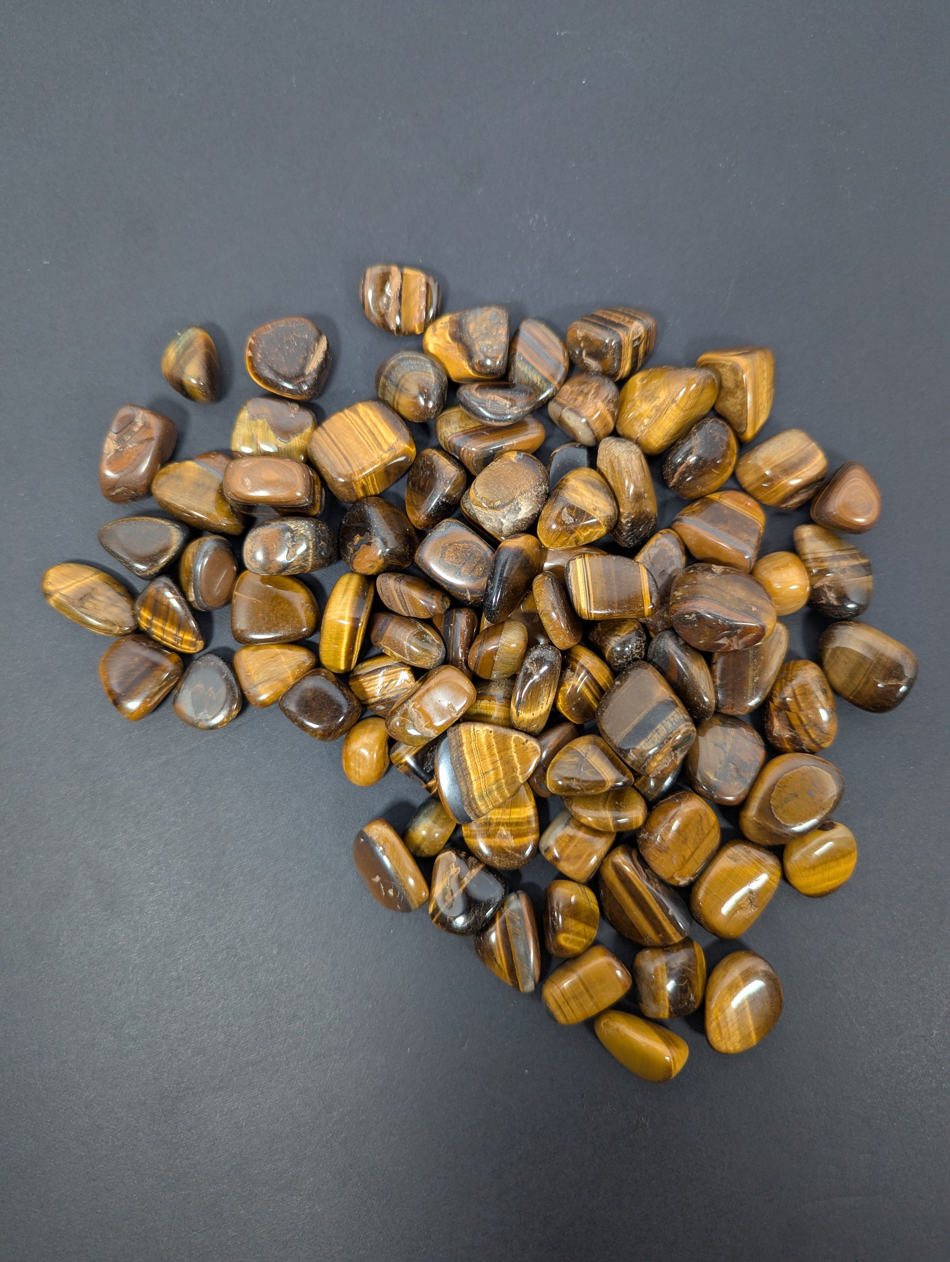 Gold Tiger Eye Tumbled Stone