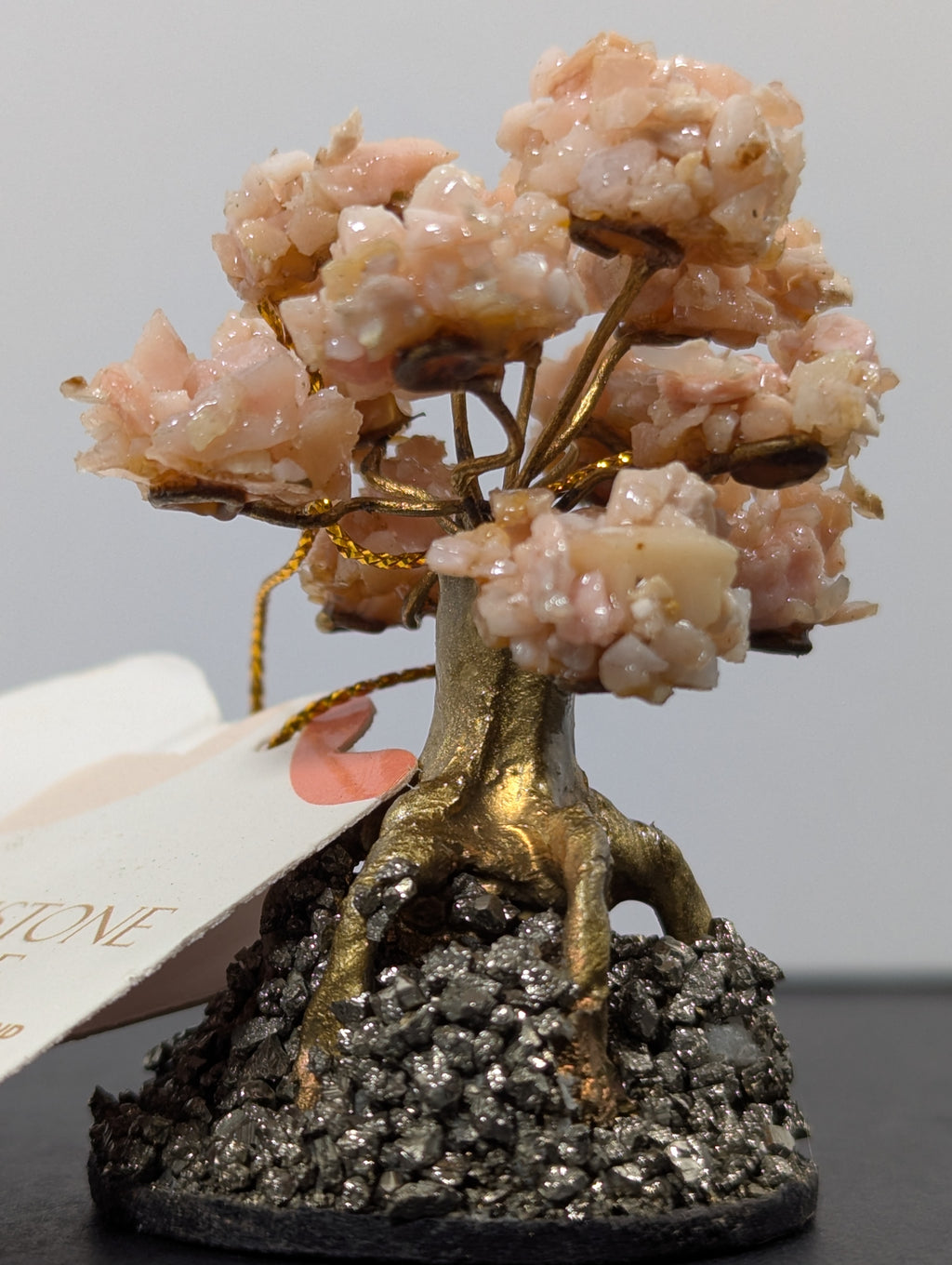Pink Opal Gemstone Tree