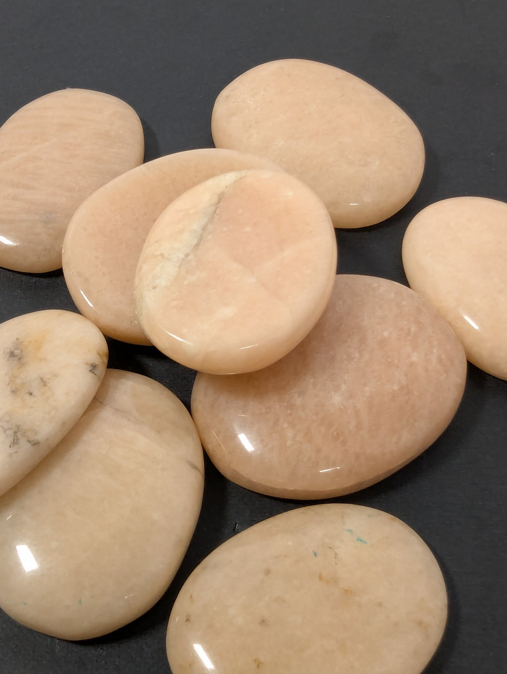 Cream Moonstone Worry Stone
