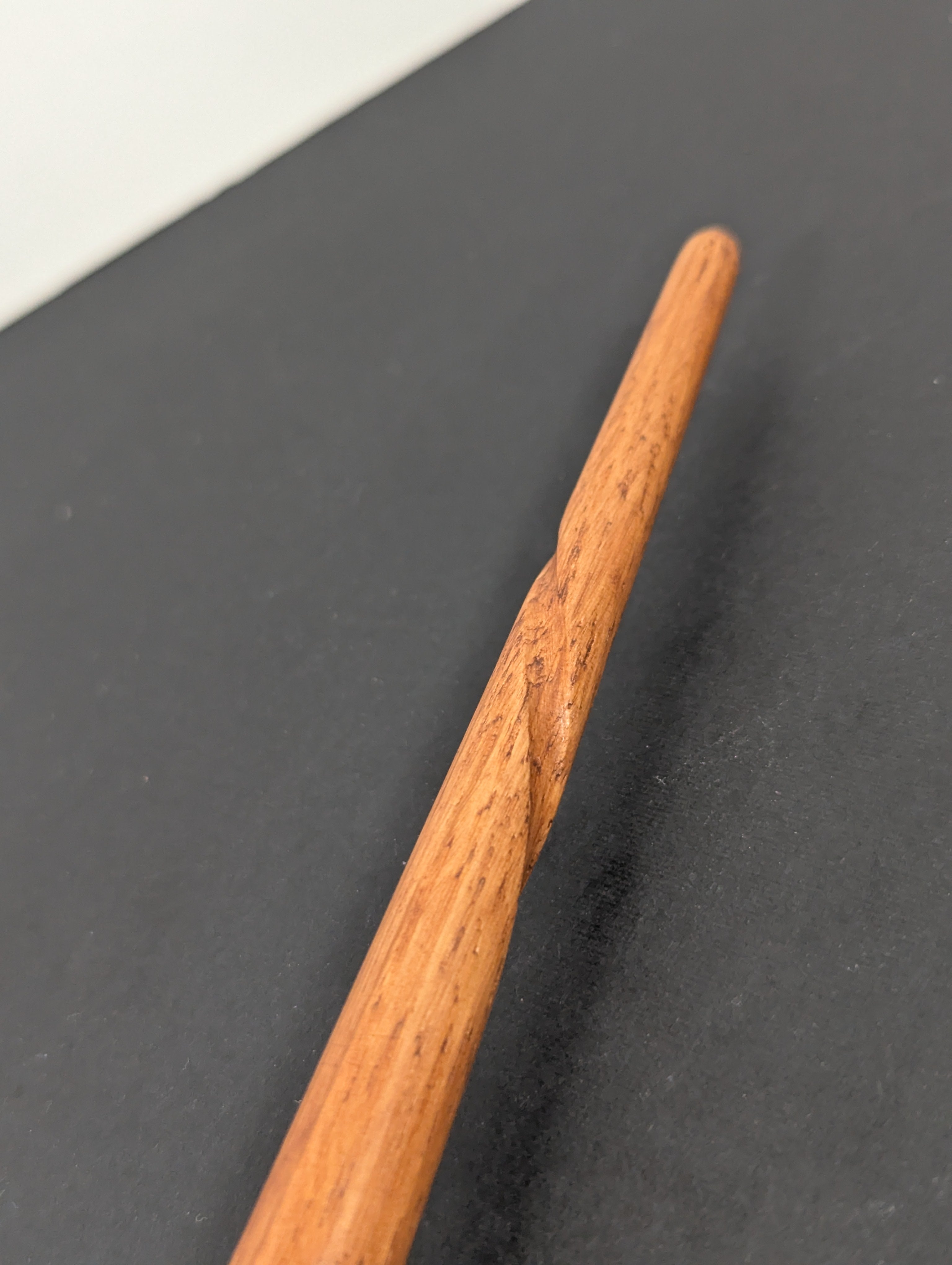 White Oak Handcrafted Decorative Wood Wand — 11”